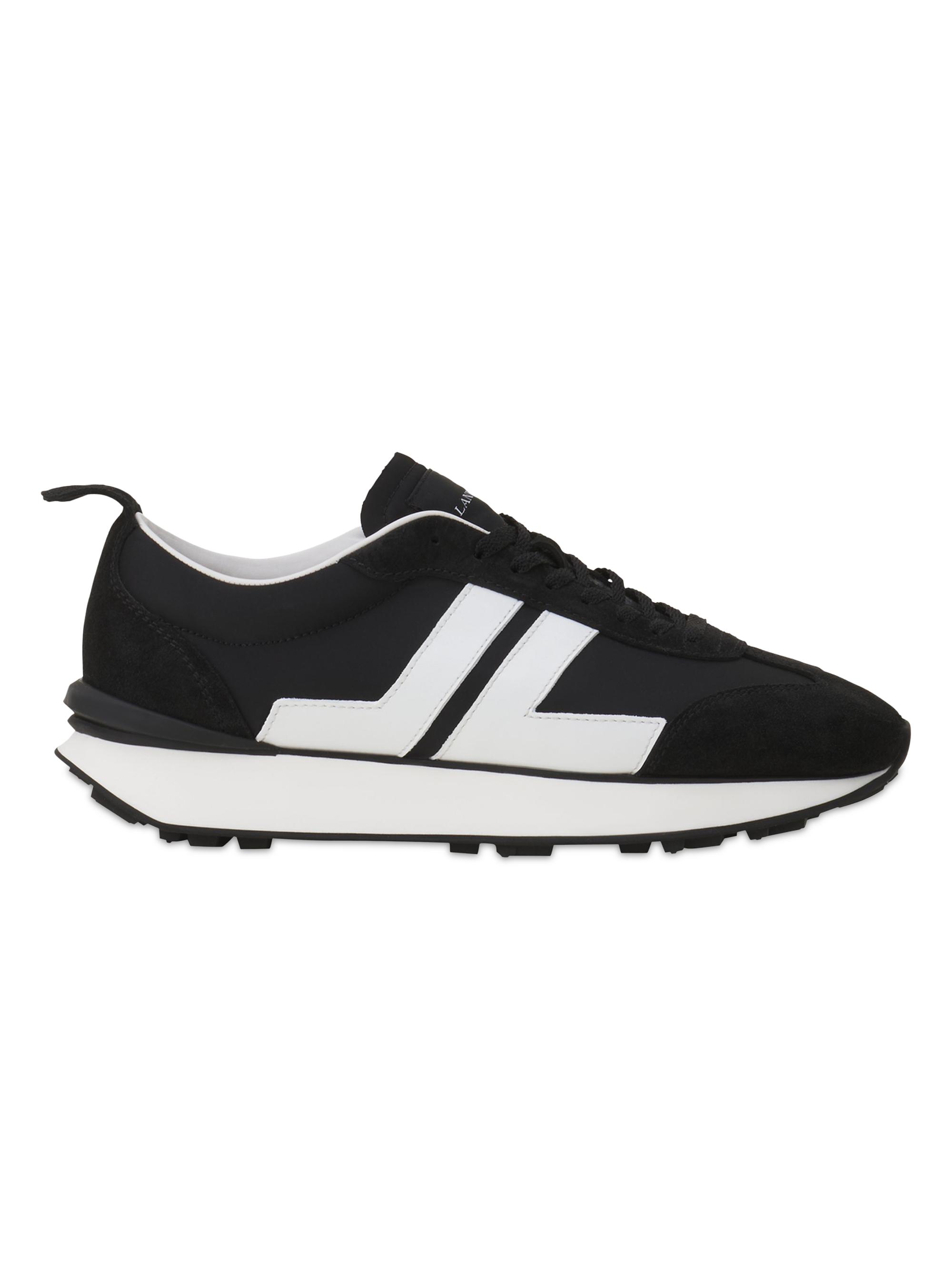 Lanvin Men's Bumpr Nylon Sneakers - Black White