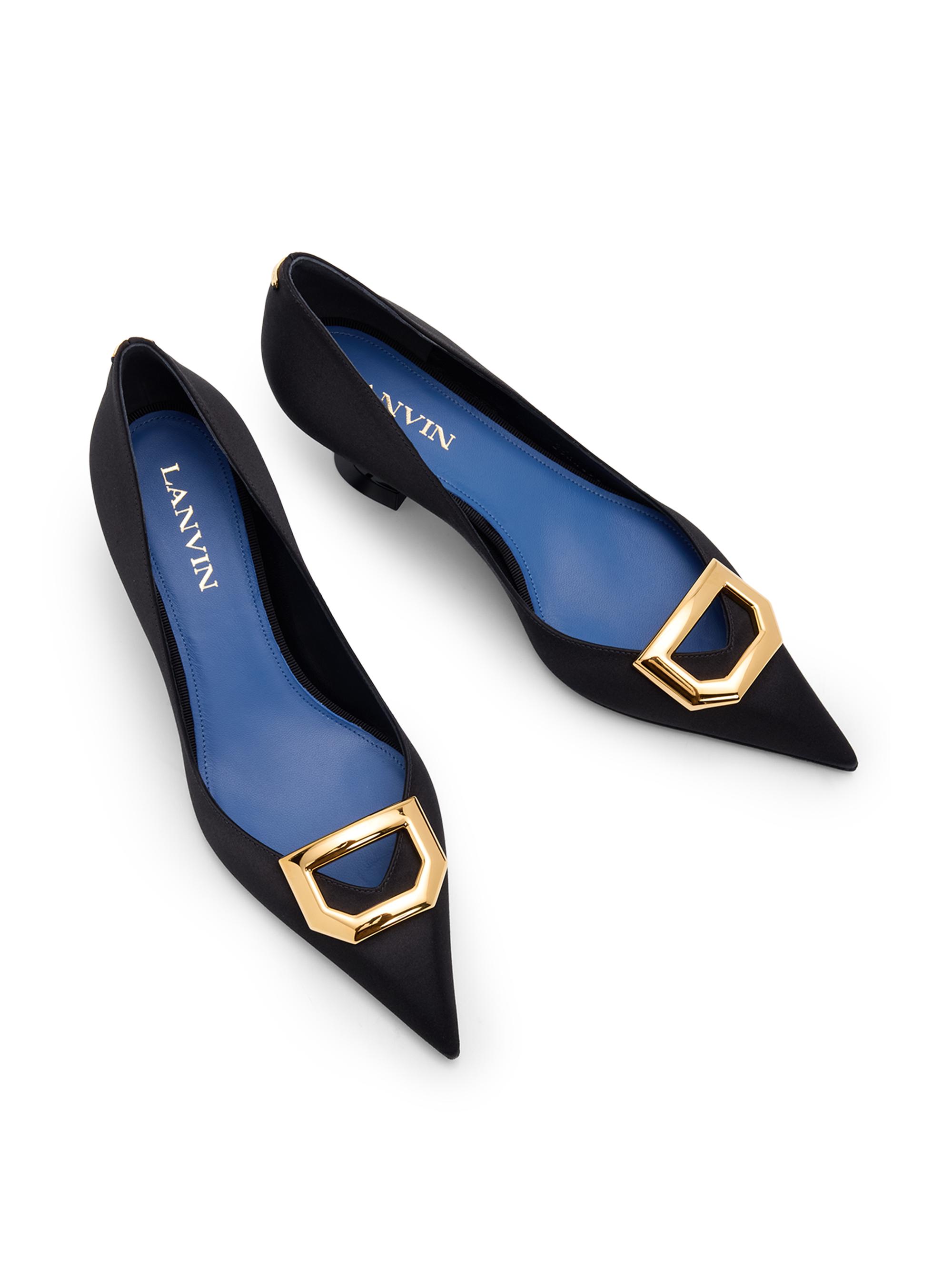 Lanvin Midnight Step 50MM Sculptural Pumps | Saks Fifth Avenue