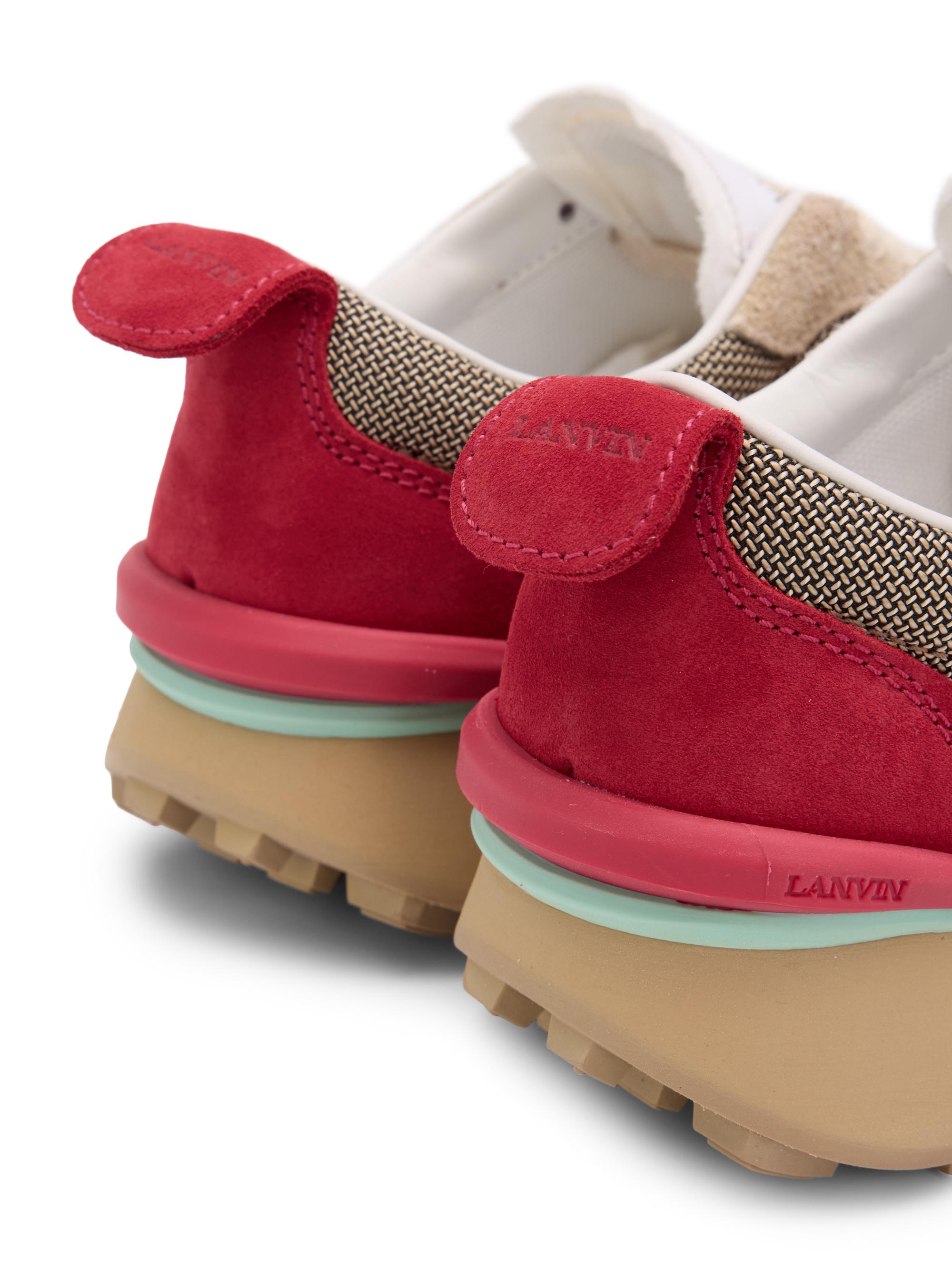 Lanvin Bumper 2.0 Suede Low-Top Sneakers | Saks Fifth Avenue