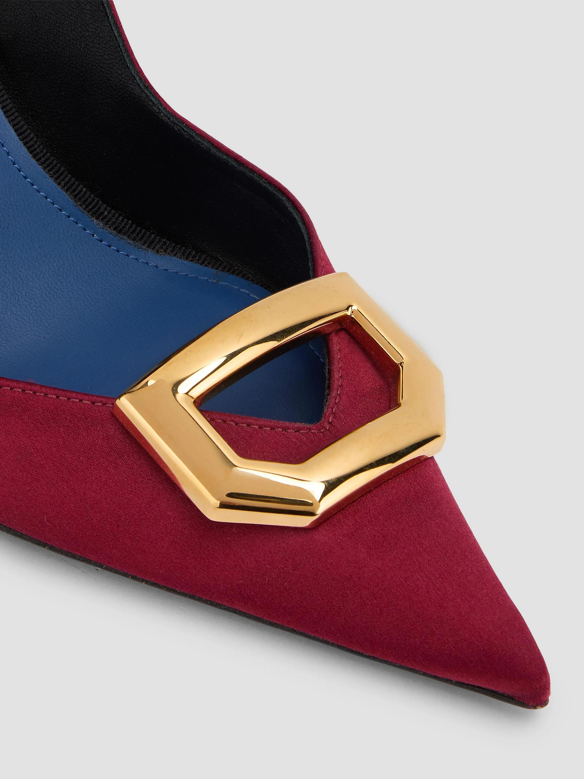 Lanvin 100MM Midnight Step Buckle Pumps | Saks Fifth Avenue