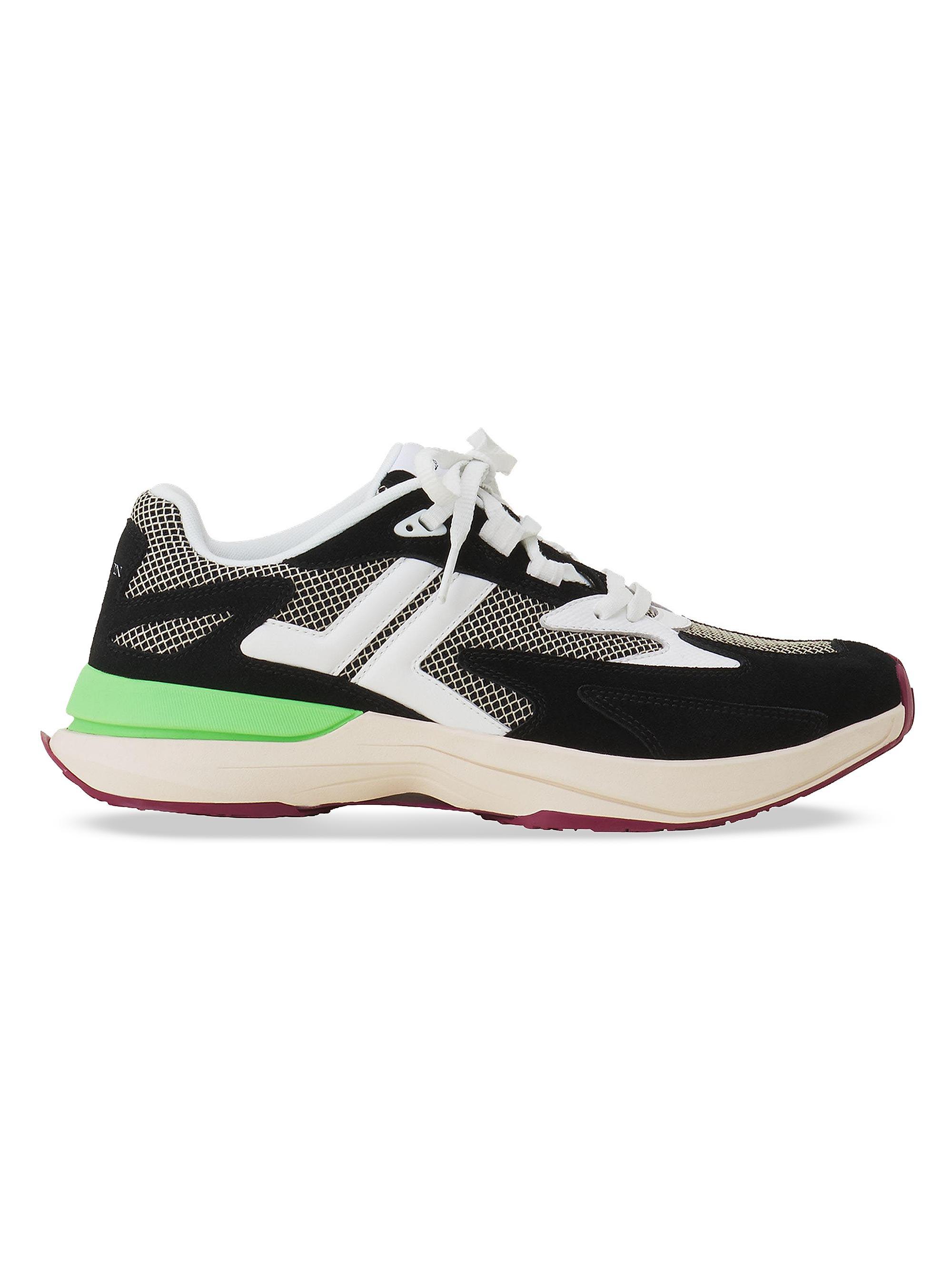 Lanvin JLA Mesh Sneakers - Black Green