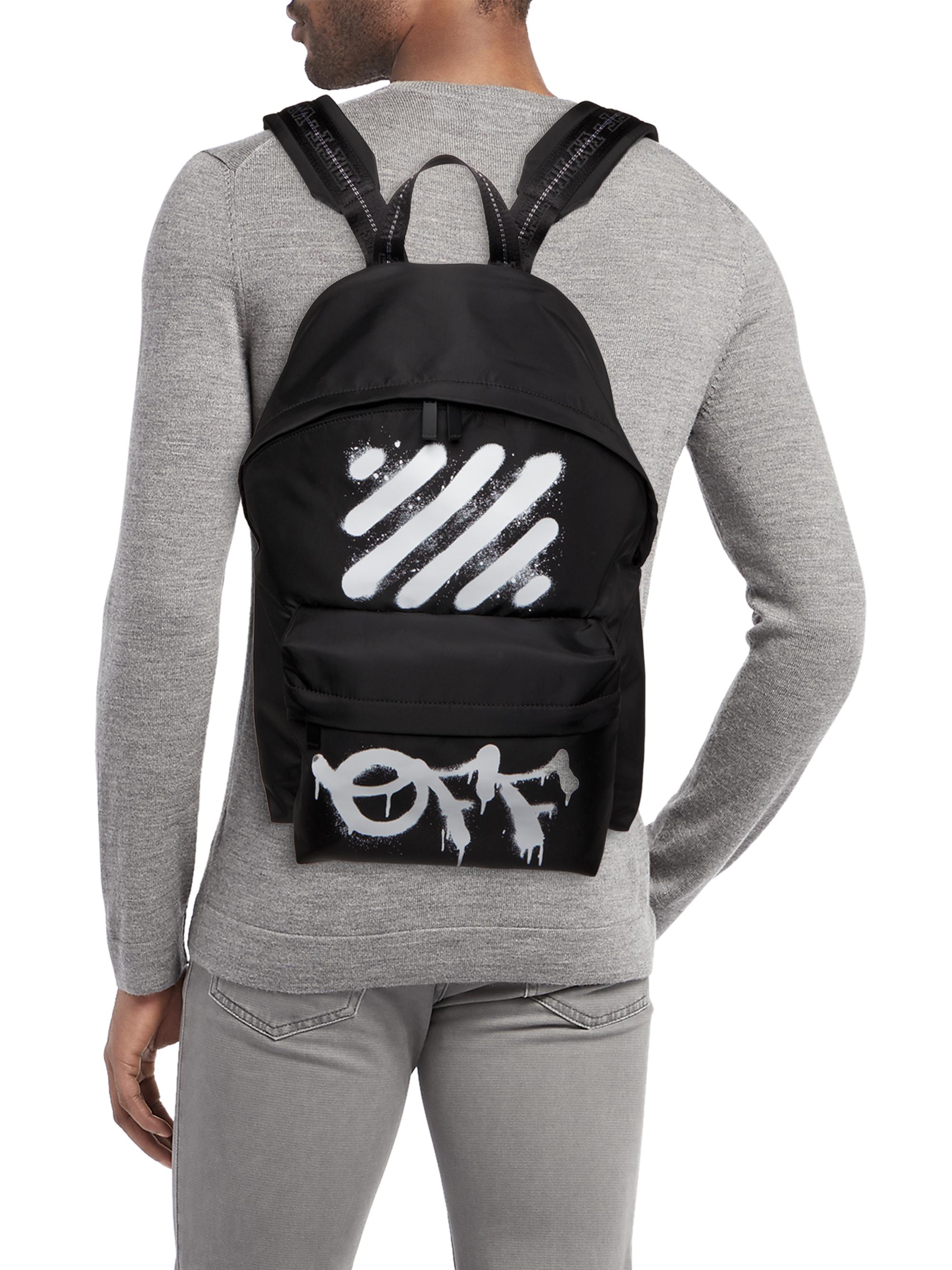 Off-White ストライプ ボディバッグ Off-White Diag Spray Backpack | Saks Fifth Avenue