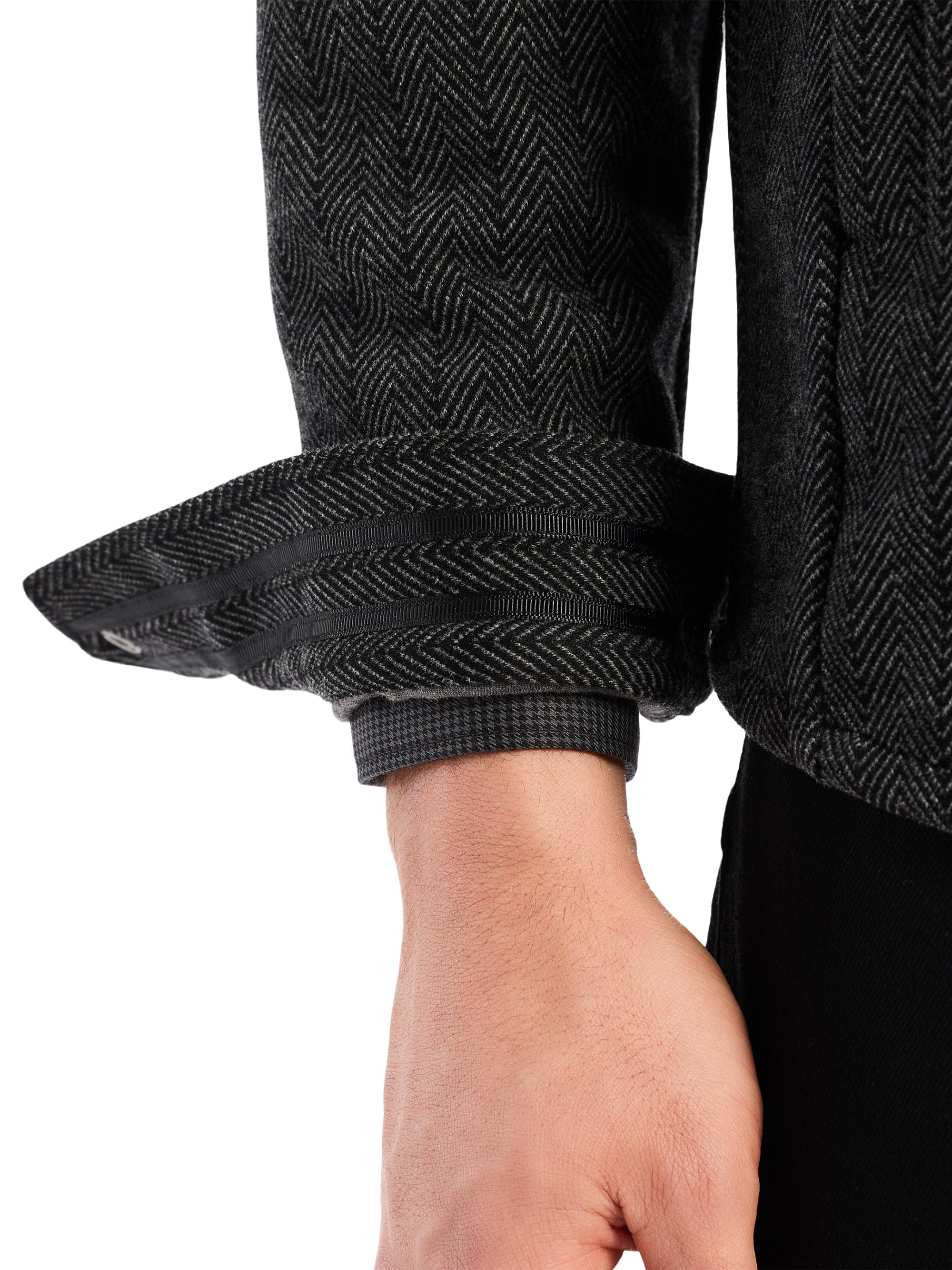 Robert Graham Men's Wylie Plaid Shirt Jacket - Black | Thumbnail 5