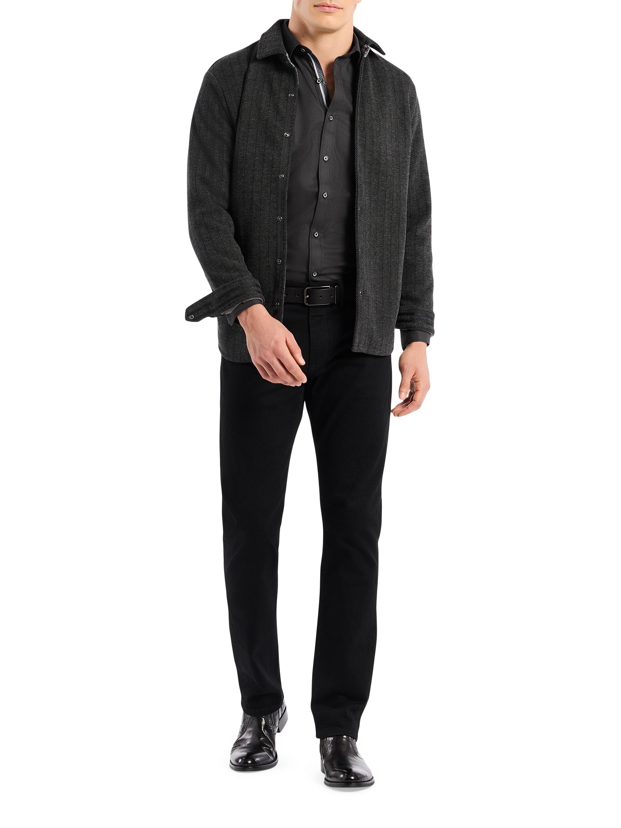 Robert Graham Men's Wylie Plaid Shirt Jacket - Black | Thumbnail 2