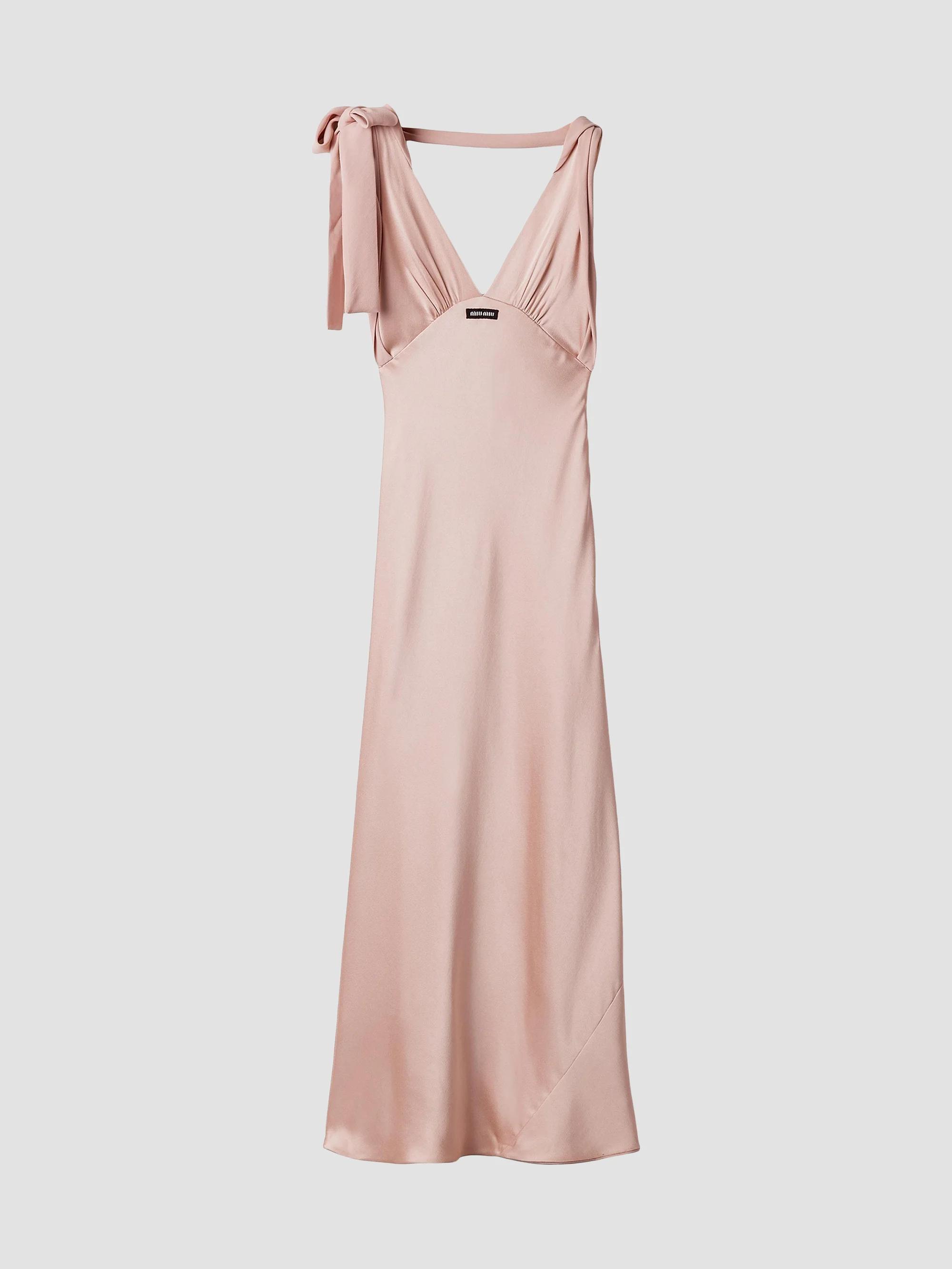 Miu Miu Long Satin Dress