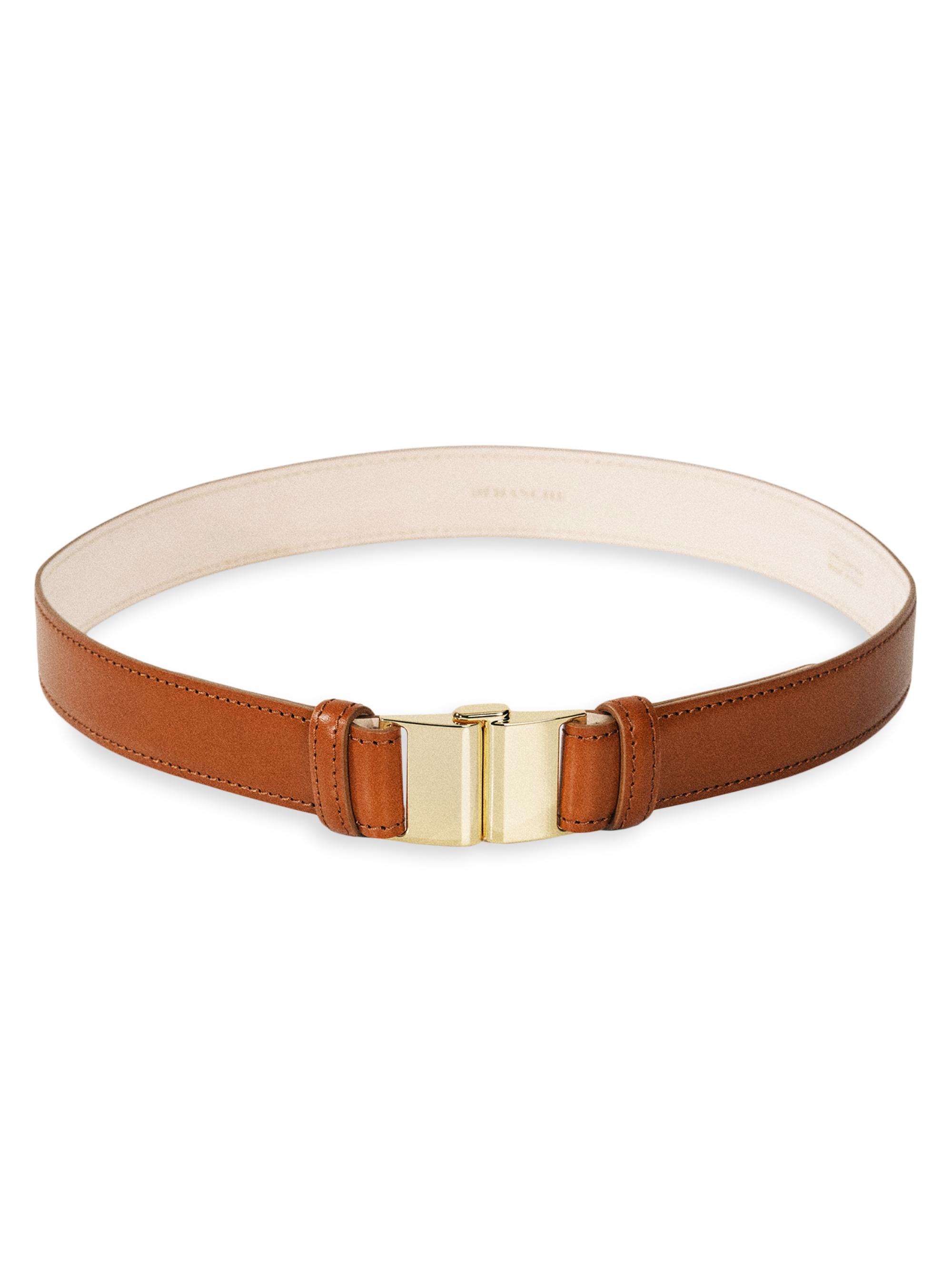 Déhanche Women's Capet Leather Belt - Terre And Gold