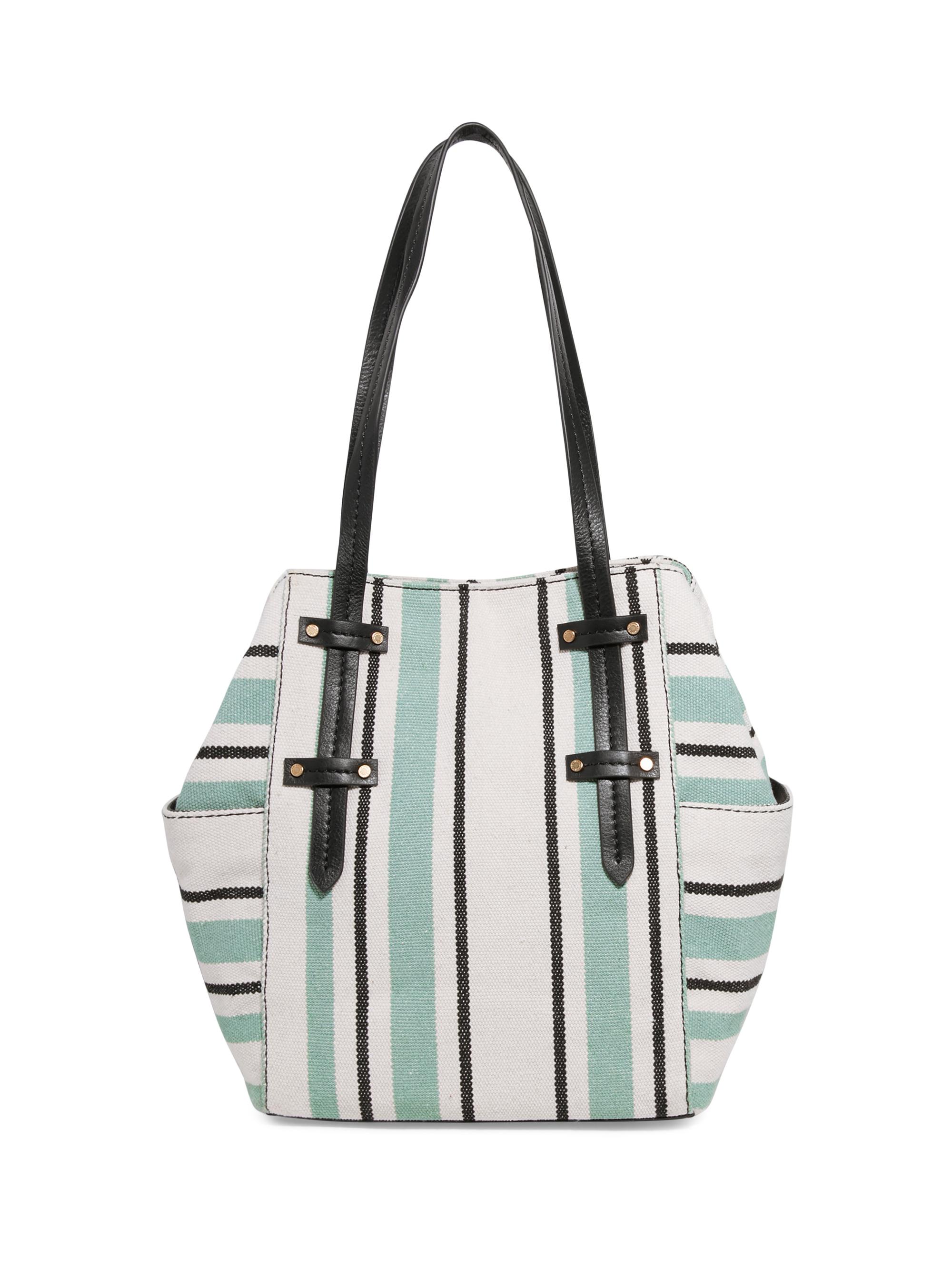 Aimee Kestenberg Women's Sullivan Leather Tote Bag - Green Textile