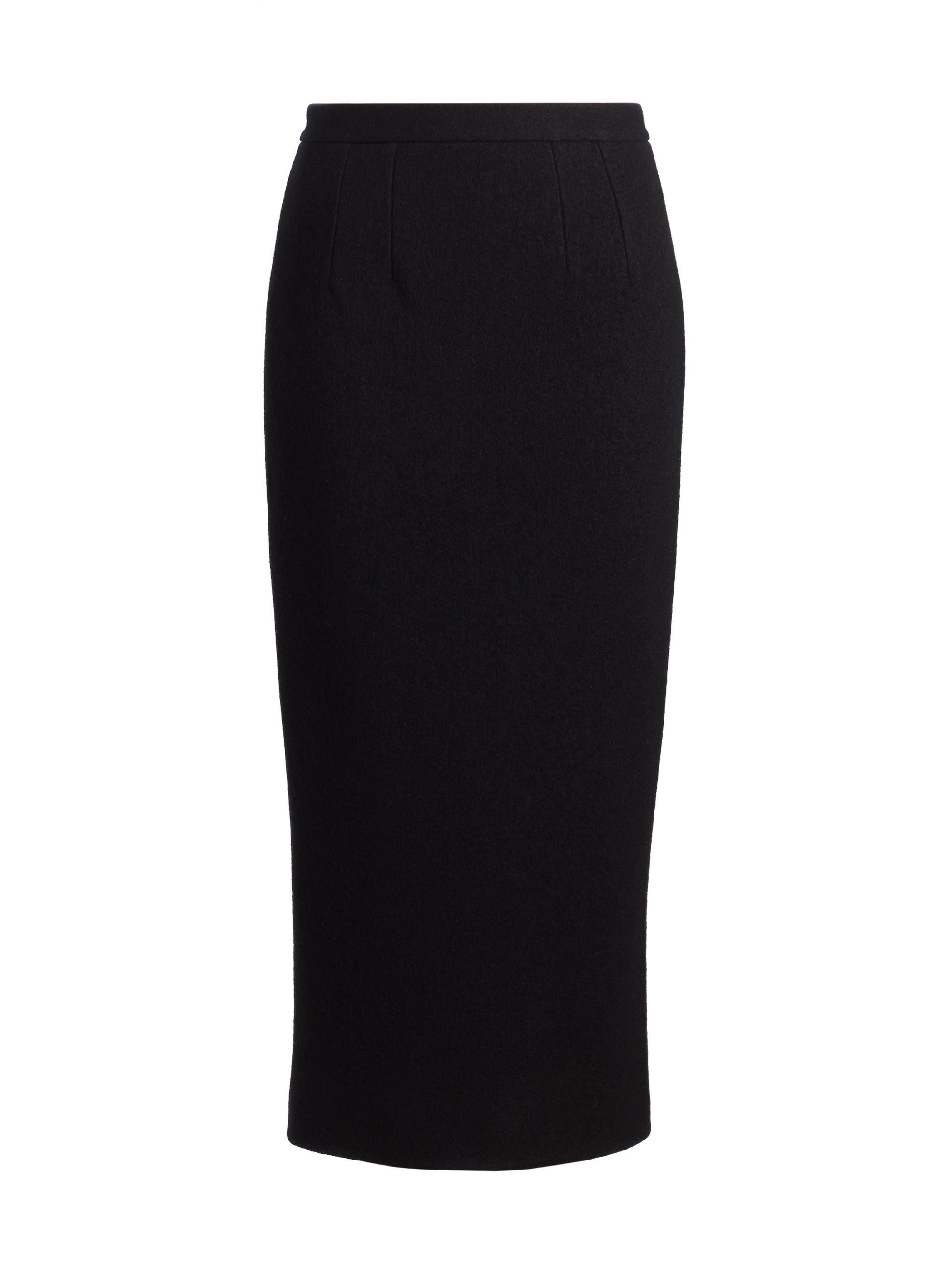 Dolce & Gabbana Women's Wool Pencil Midi-Skirt - Nero
