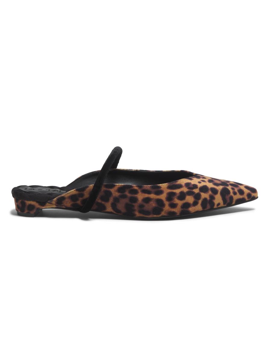 Aera Women's Leopard-print Mules In Brown