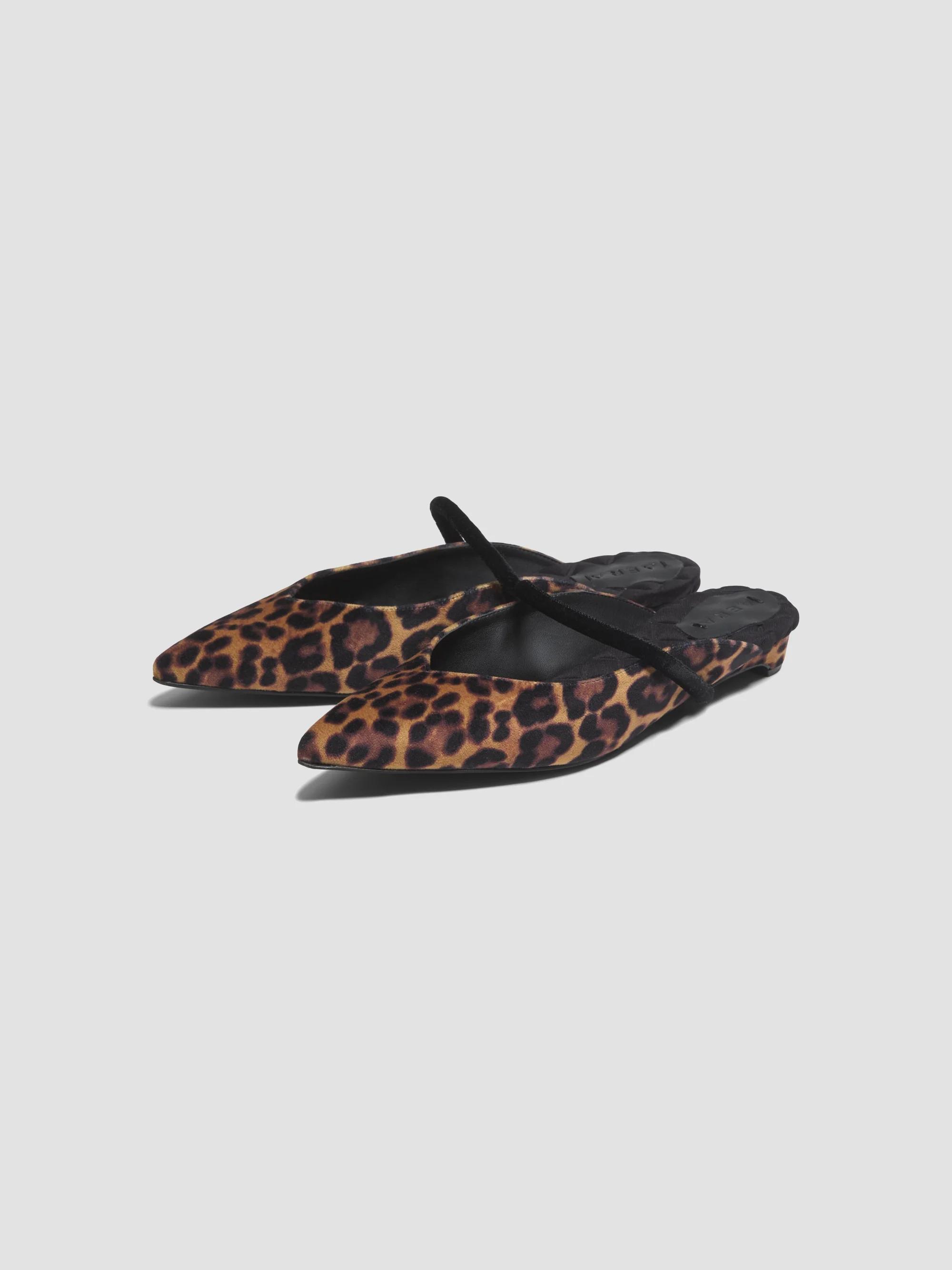 Leopard-Print Mules