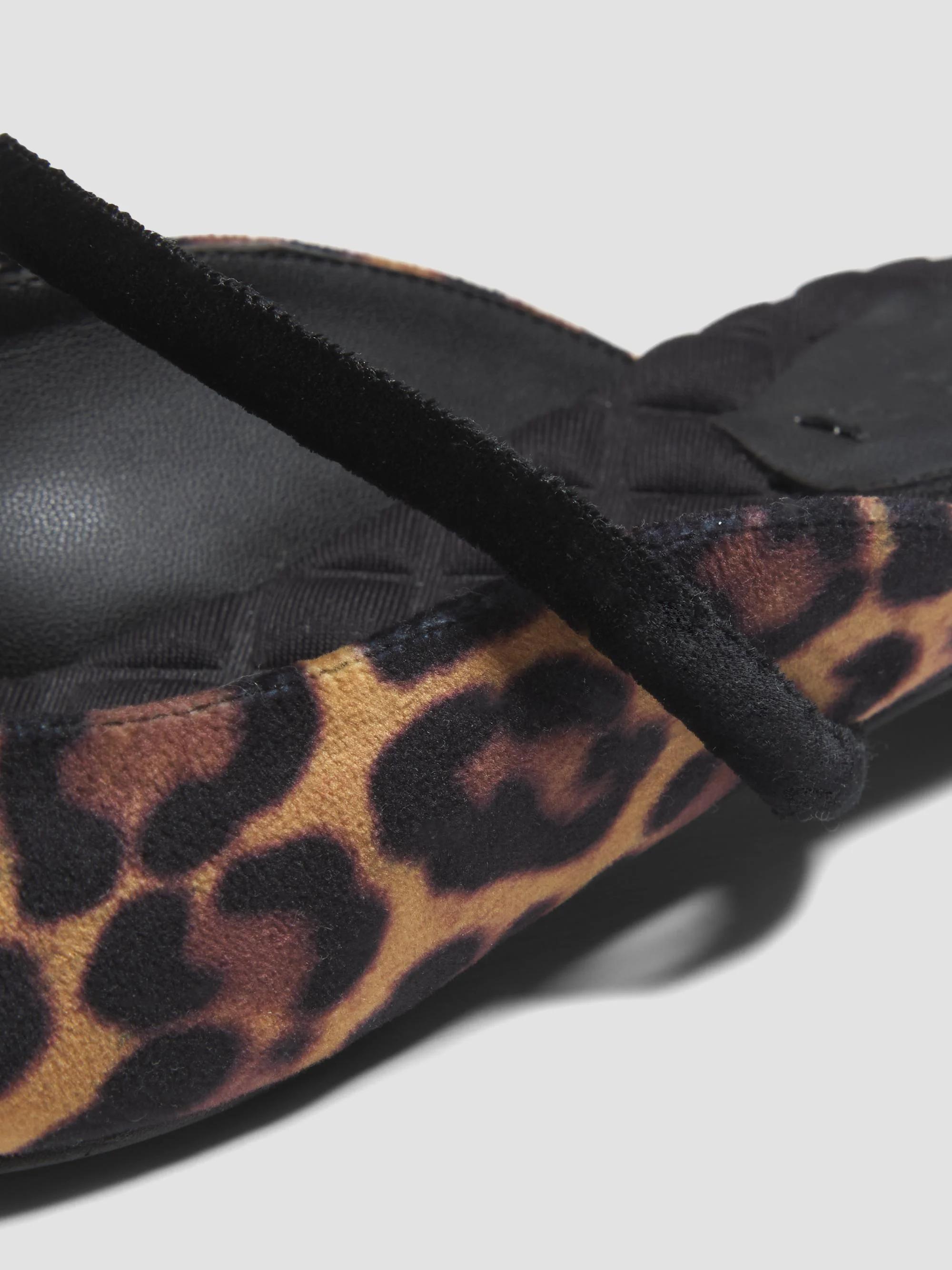 Leopard-Print Mules
