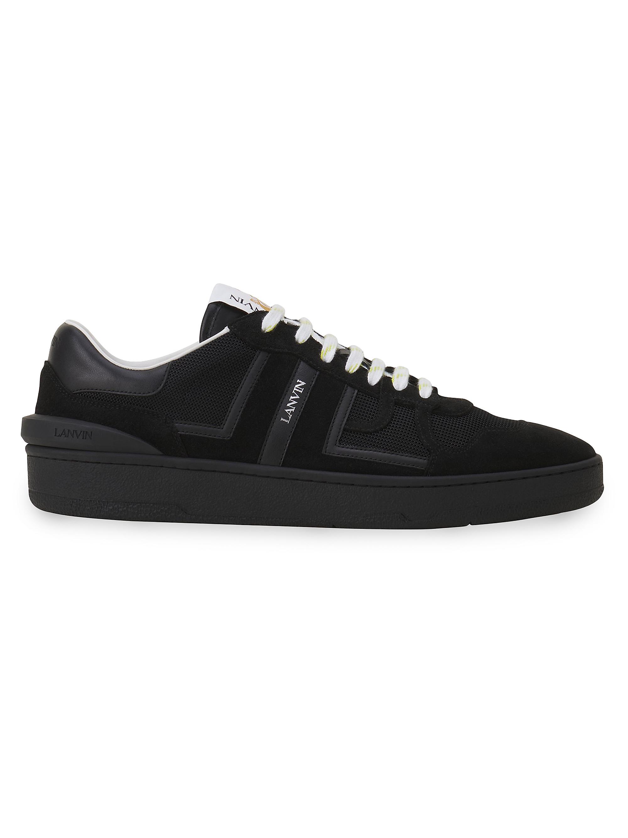Lanvin Men's Clay Mesh Sneakers - Black