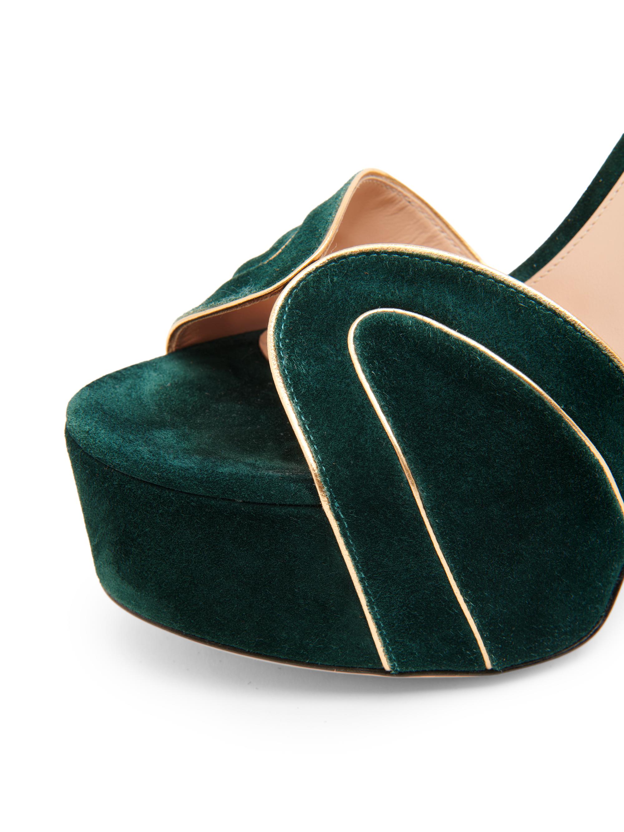 Gianvito Rossi 120MM Suede Platform Sandals | Saks Fifth Avenue