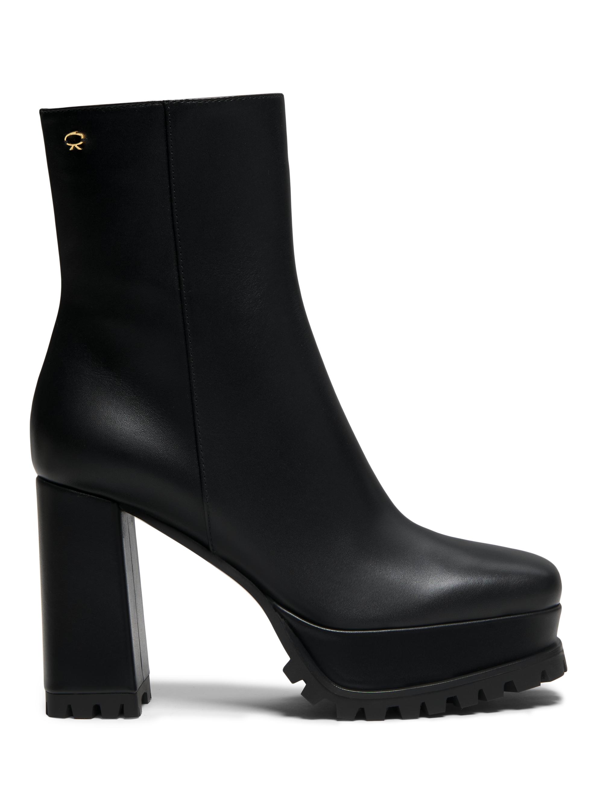 Christian Louboutin Out Line Spikes Lug 70MM Leather Boots | Saks