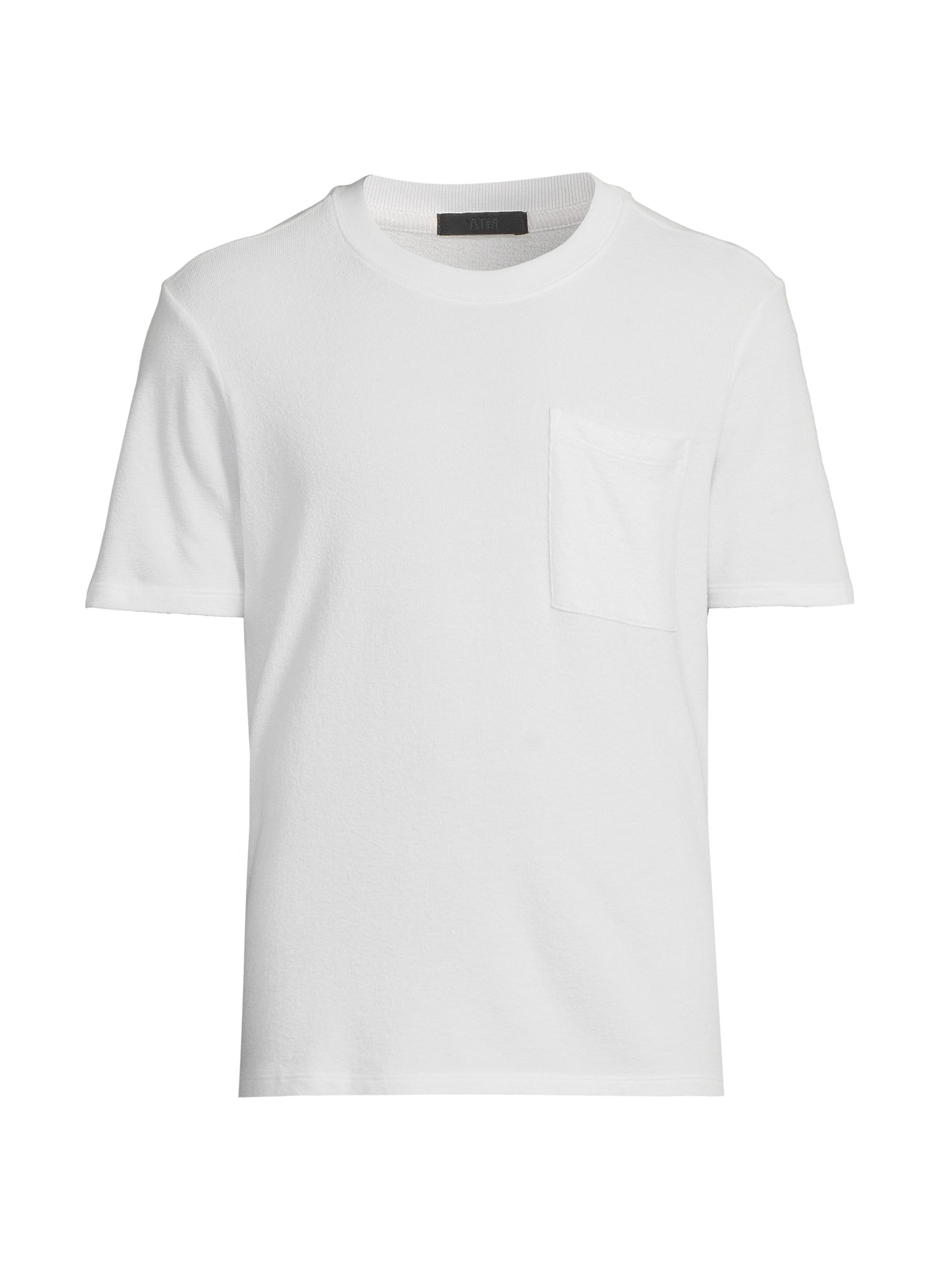 ATM Anthony Thomas Melillo Men's Cotton-Modal Regular-Fit T-Shirt - White