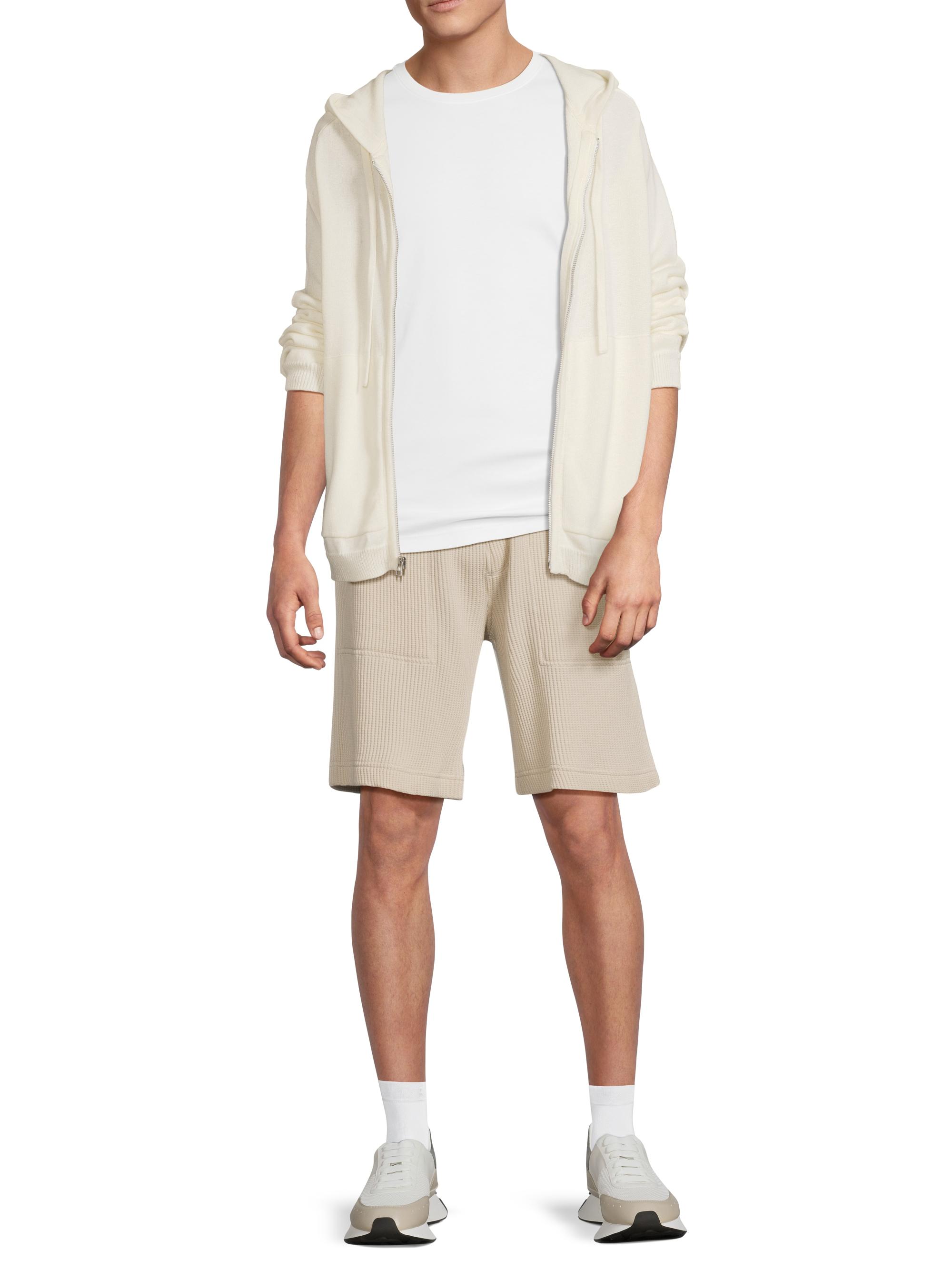 ATMエーティーエム アルパカ混デストロイ ルーズニット【L】【LKNA80833】 ATM Anthony Thomas Melillo Cotton-Cashmere Zip-Front Hoodie | Saks