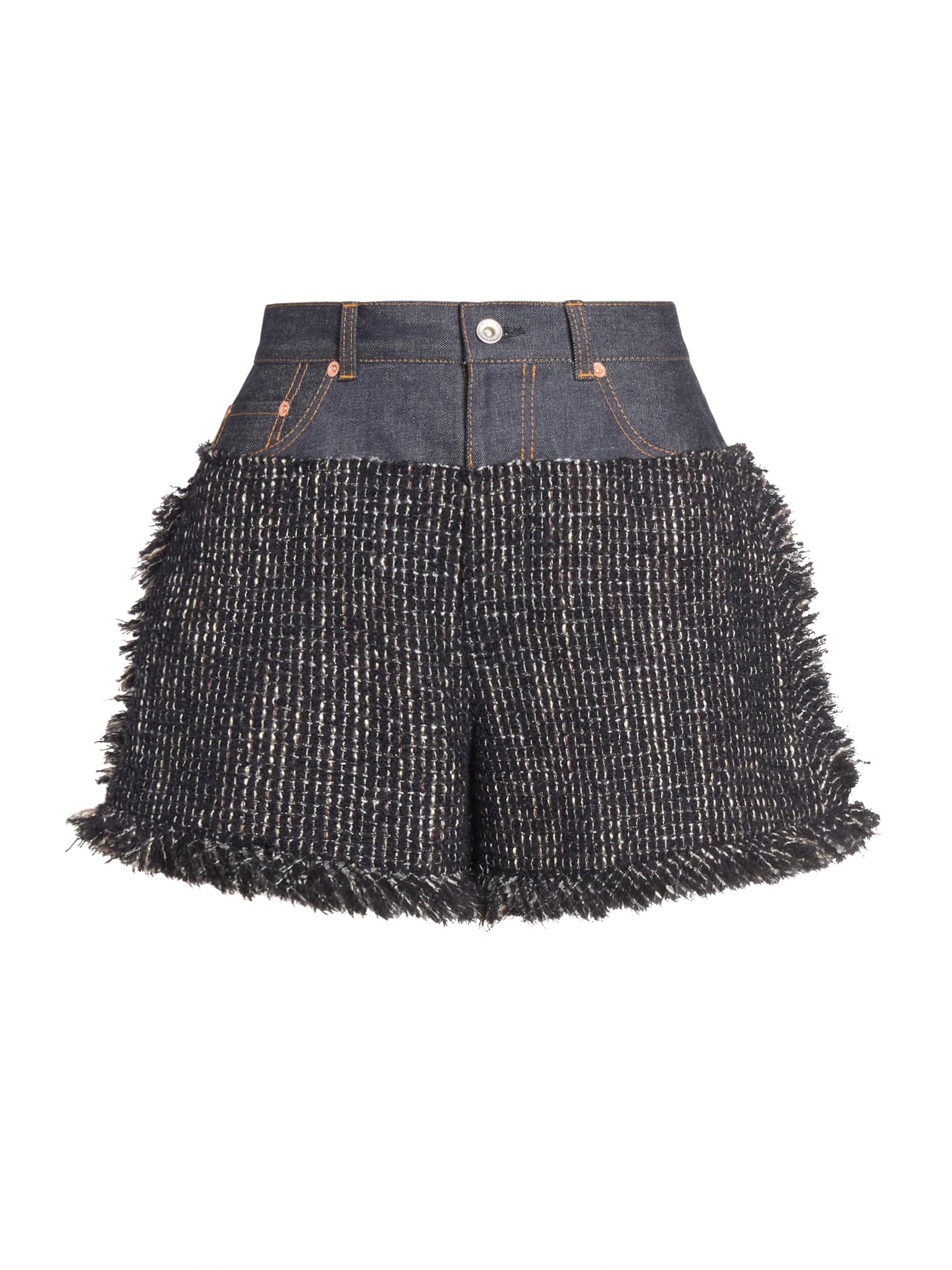 Sacai Denim Mix Shorts | Saks Fifth Avenue