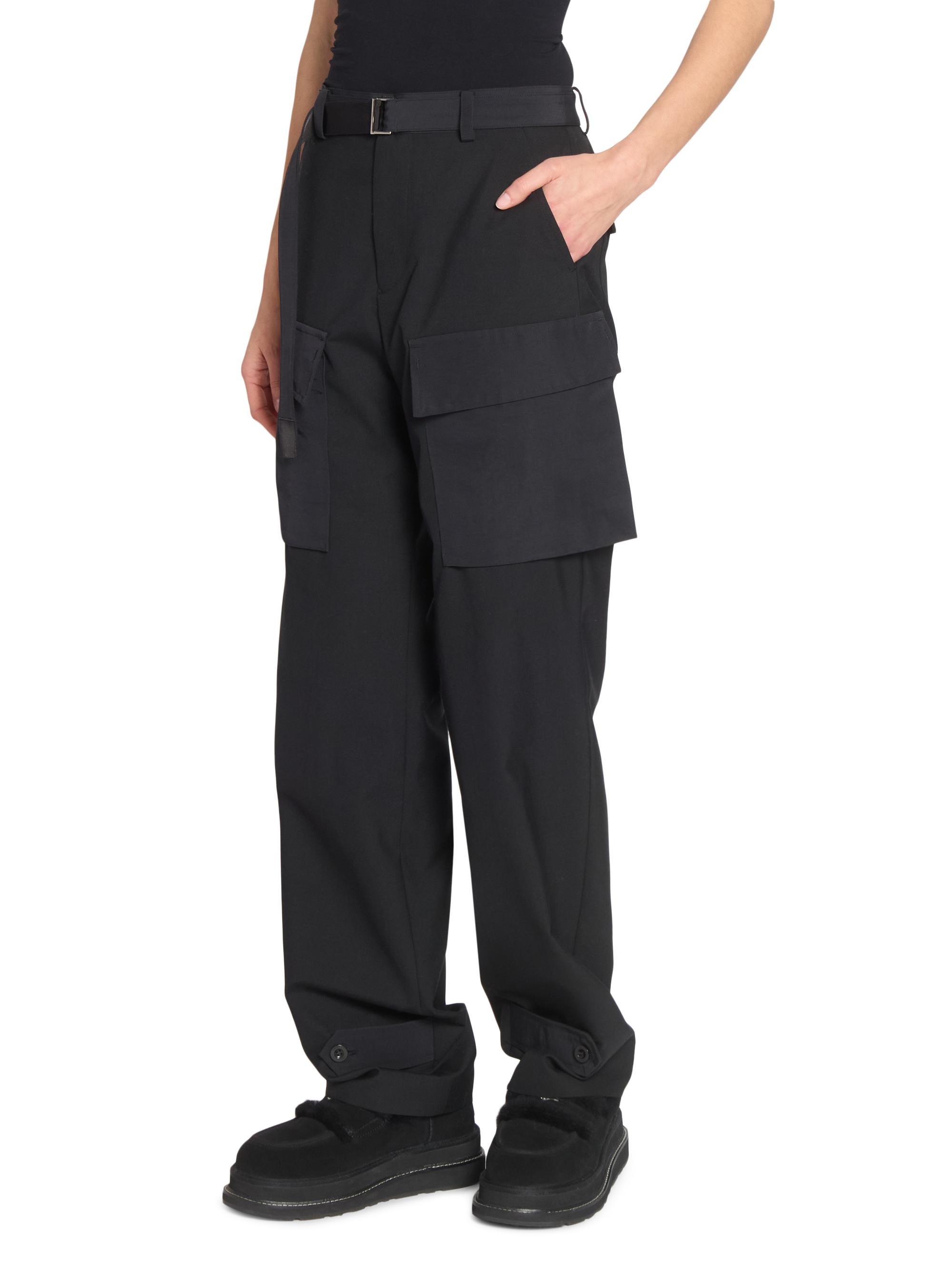 Sacai Cotton Cargo Suiting Pants | Saks Fifth Avenue
