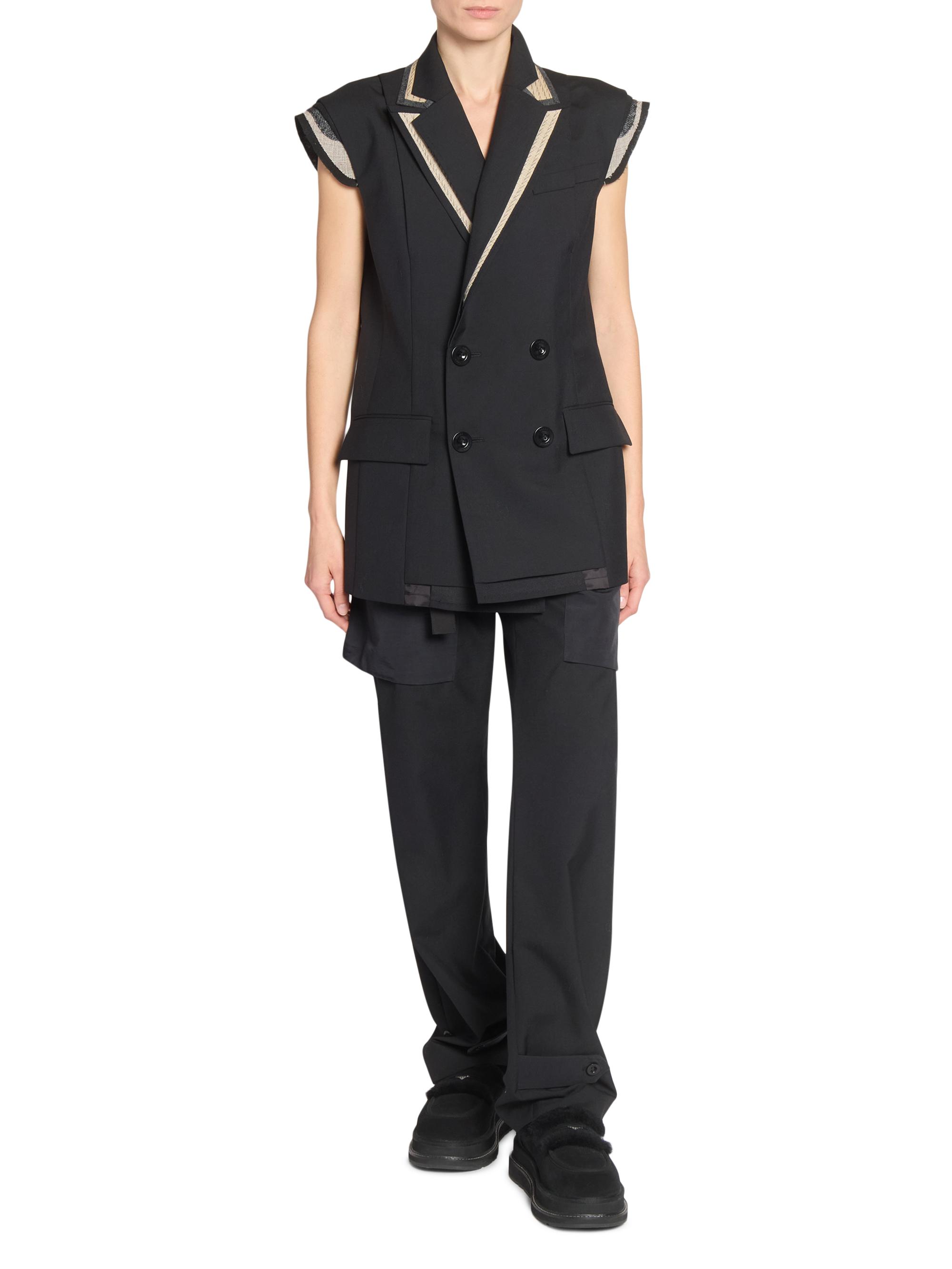 Sacai Cotton Cargo Suiting Pants | Saks Fifth Avenue
