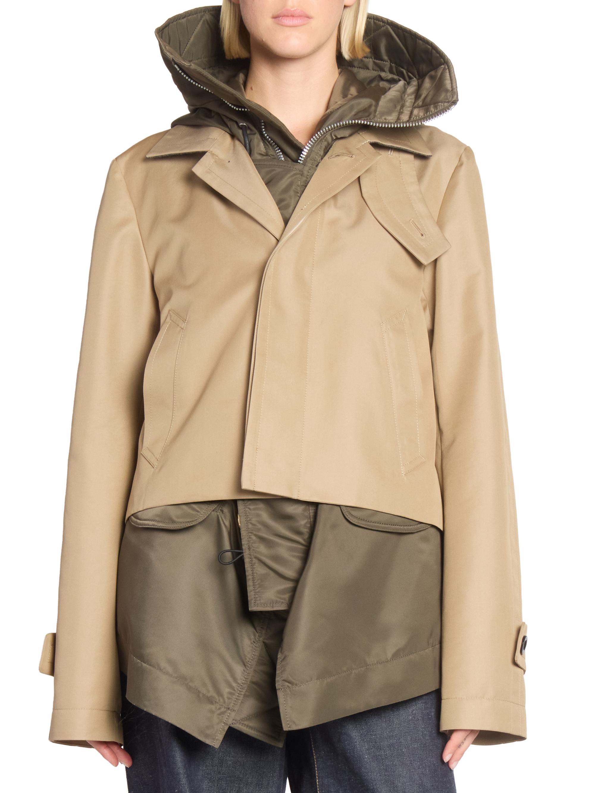 Sacai ​Cotton Gabardine Blouson Jacket | Saks Fifth Avenue