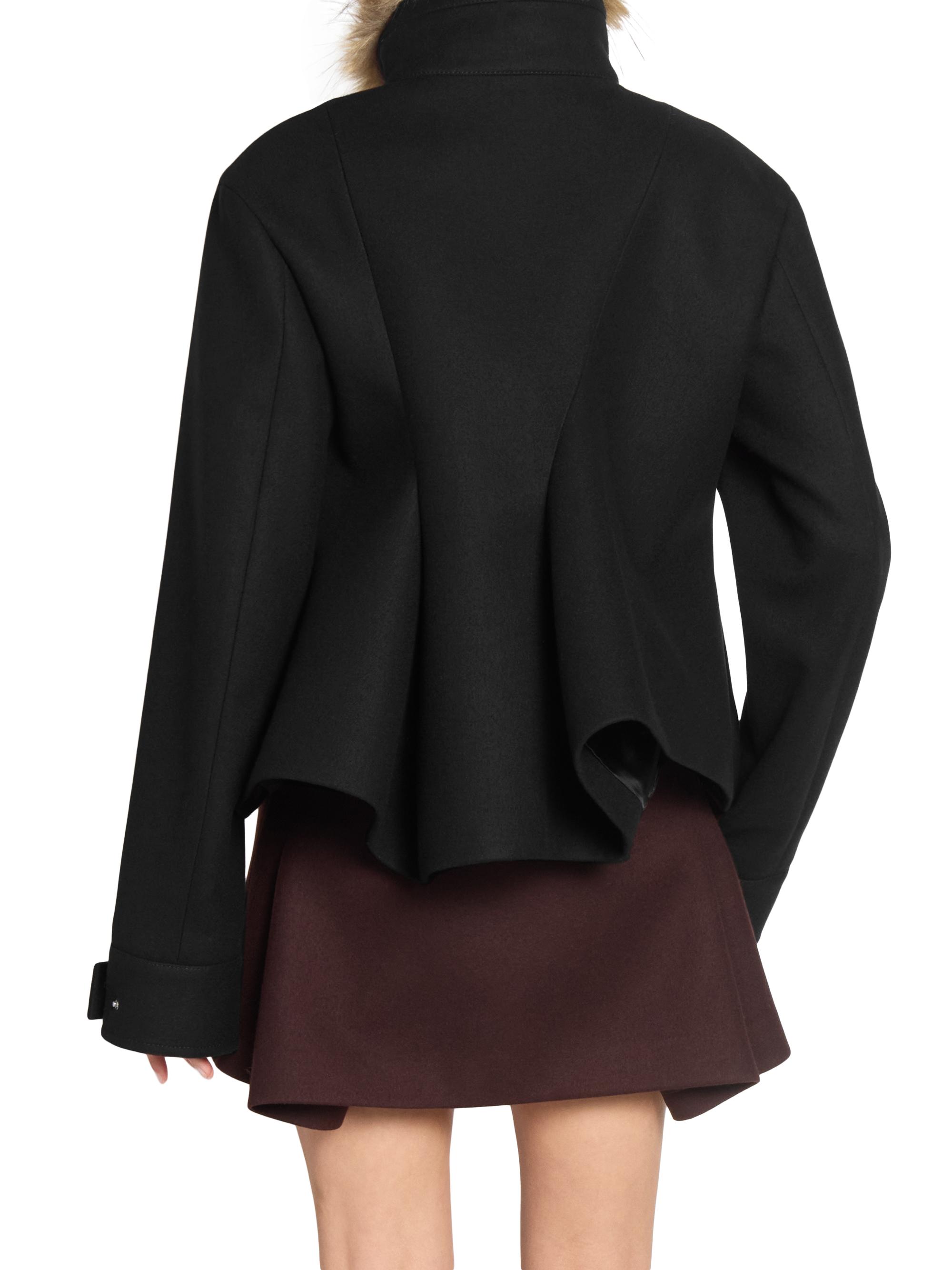 【新品】SACAI 24aw wool melton jacket size2 SACAI | DENIM WOOL MELTON JACKET