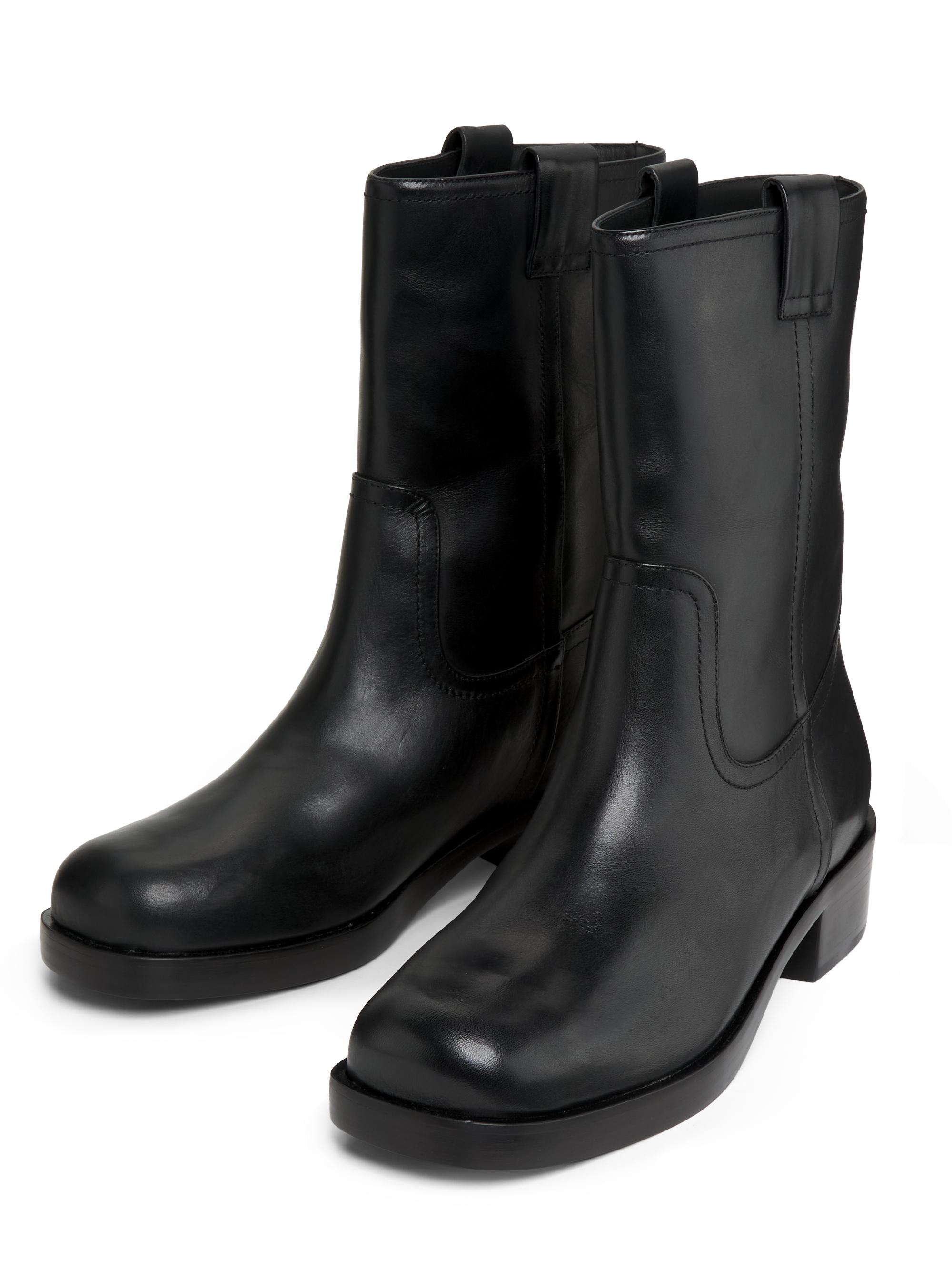 22élevé 40MM Leather Motorcycle Boots | Saks Fifth Avenue