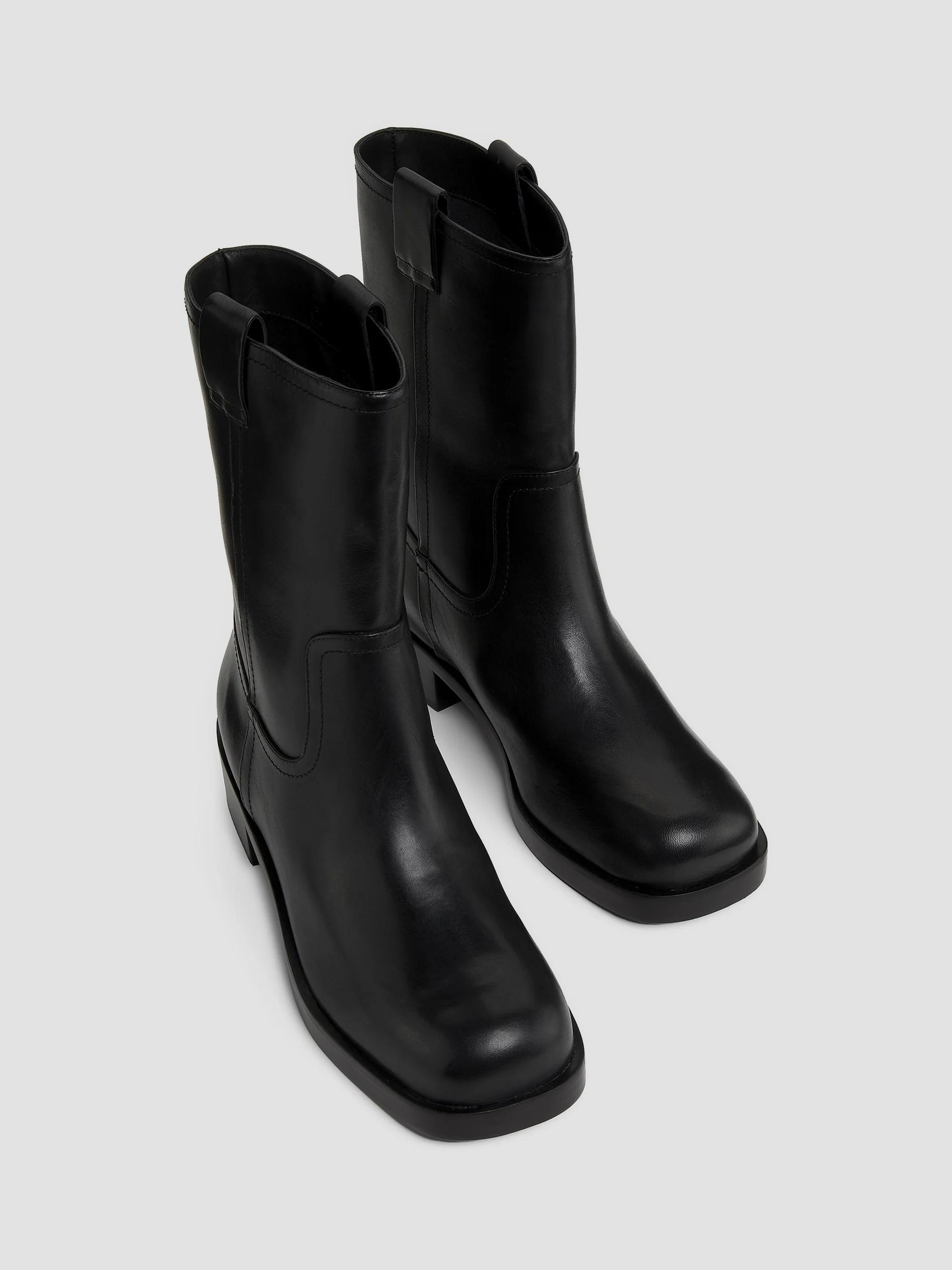 22élevé 40MM Leather Motorcycle Boots | Saks Fifth Avenue