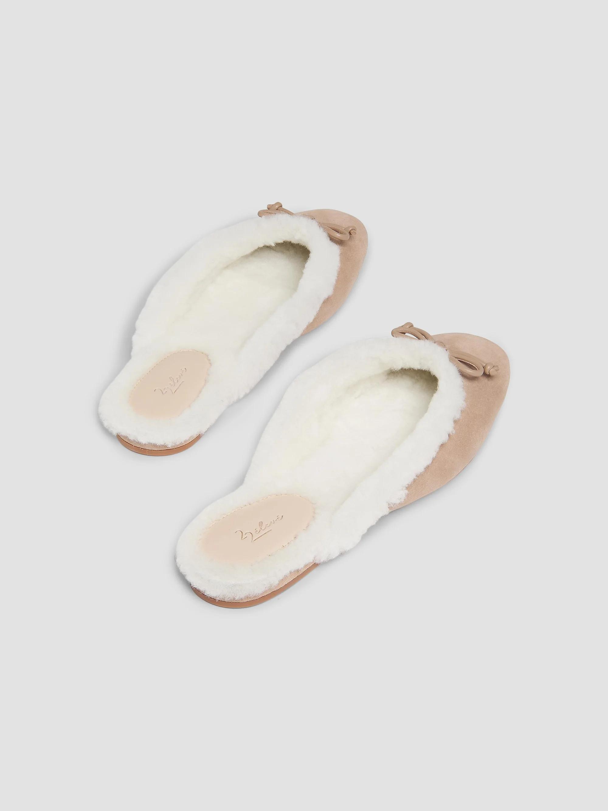 22élevé Shearling-Lined Suede Mules | Saks Fifth Avenue