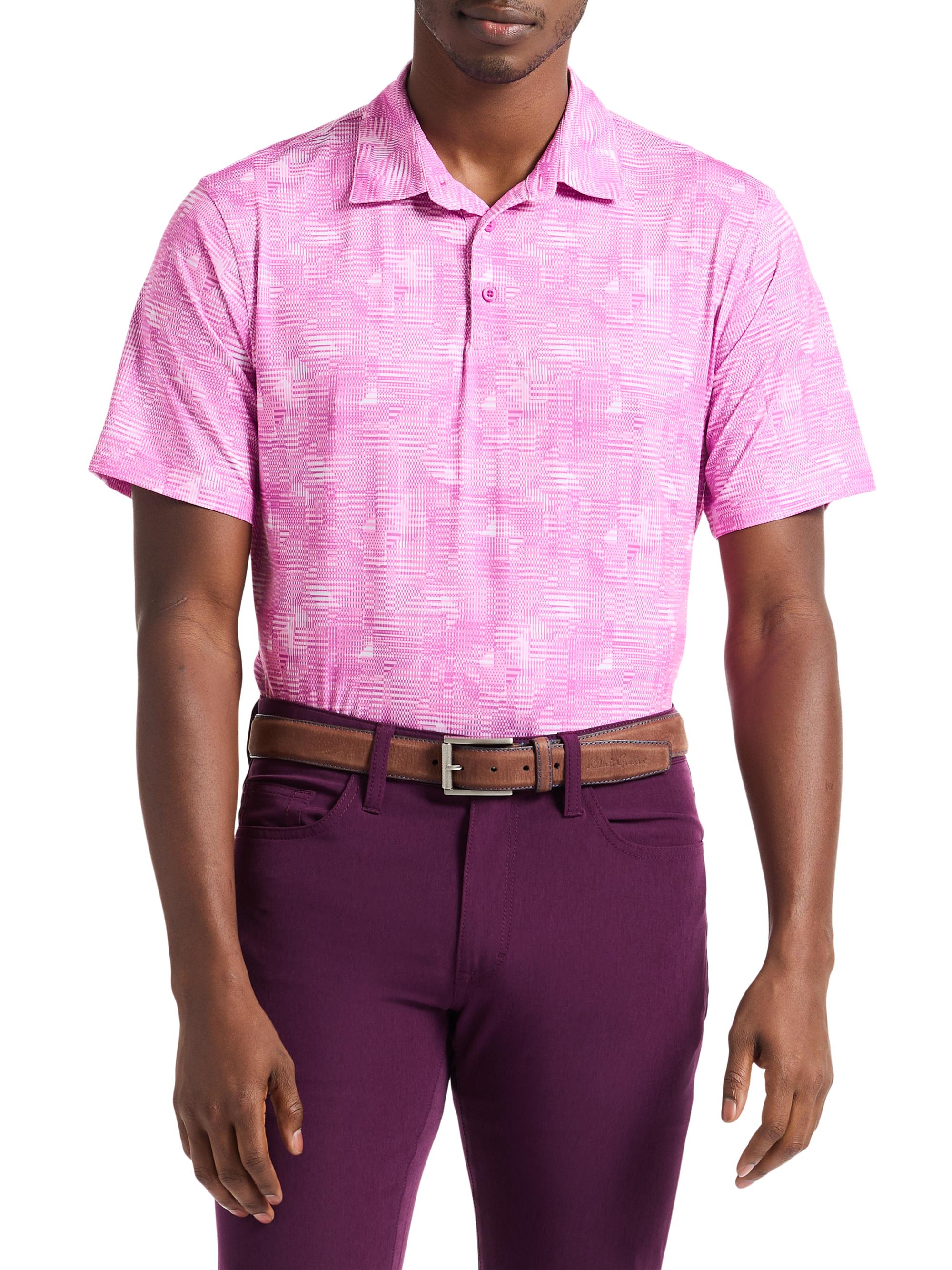 Robert Graham Men's Norlen Performance Polo - Pink