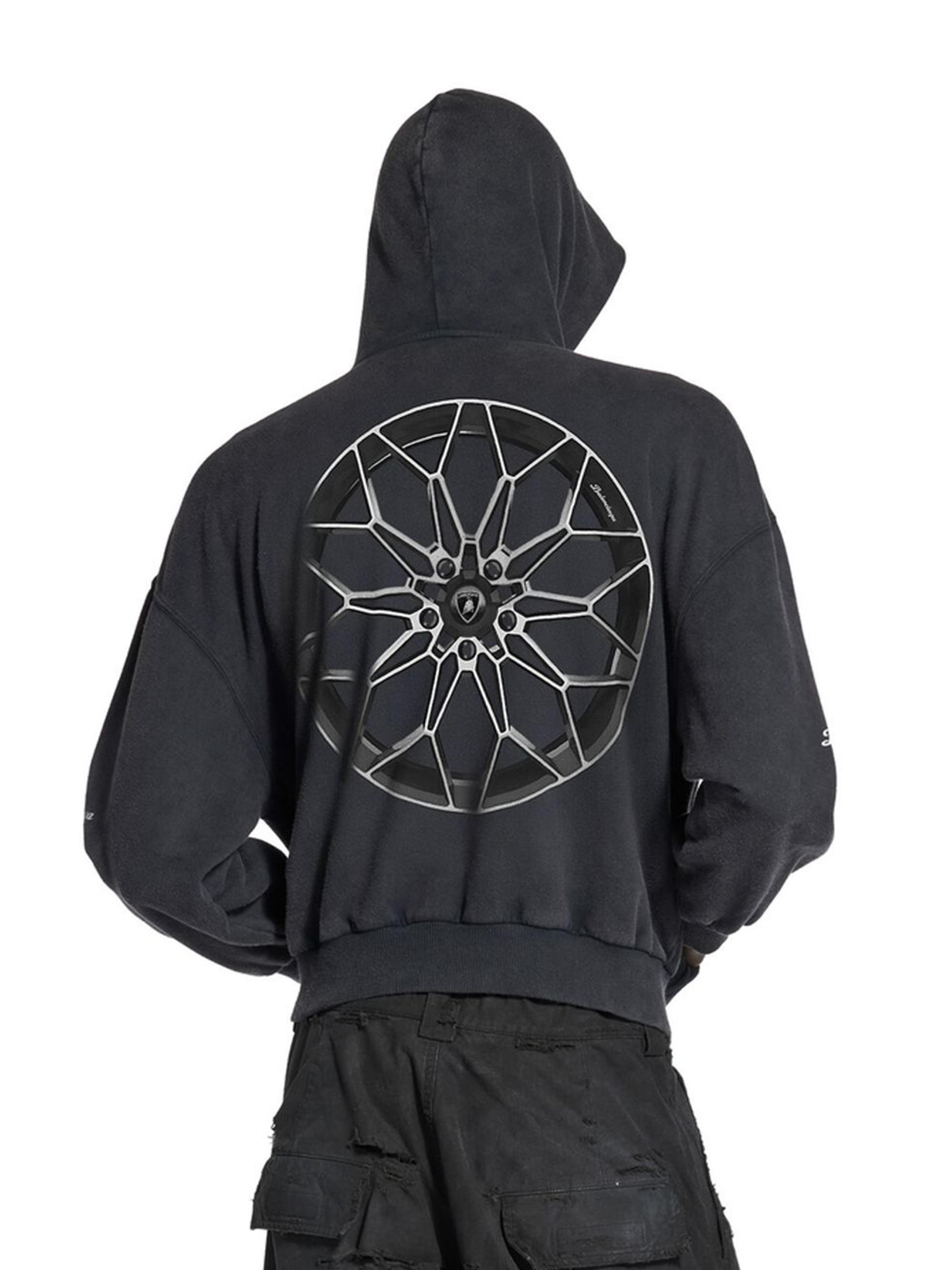 Balenciaga x Automobili Lamborghini Zip-Up Small Fit Hoodie
