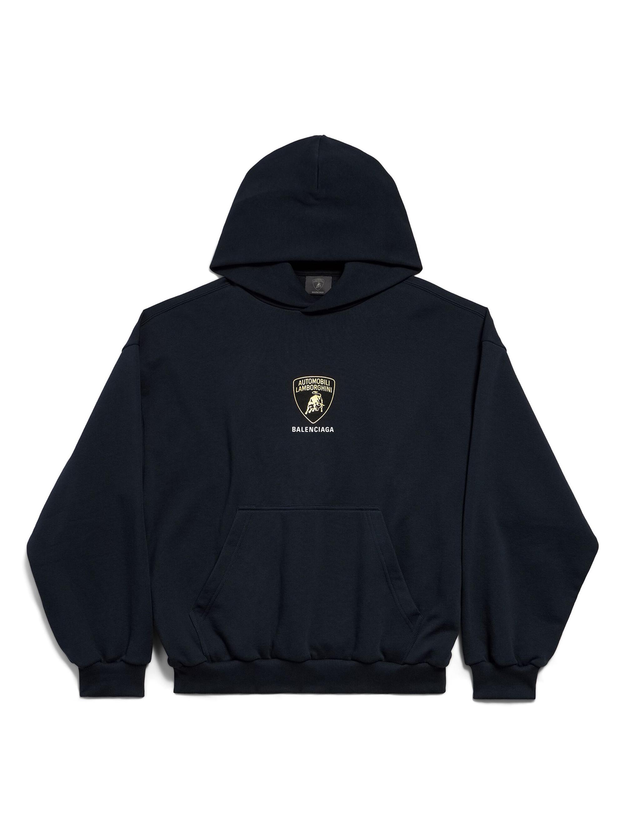 BALENCIAGA パーカー UNISEX BALENCIAGA Distressed Logo-Embroidered Printed Cotton-Jersey Zip