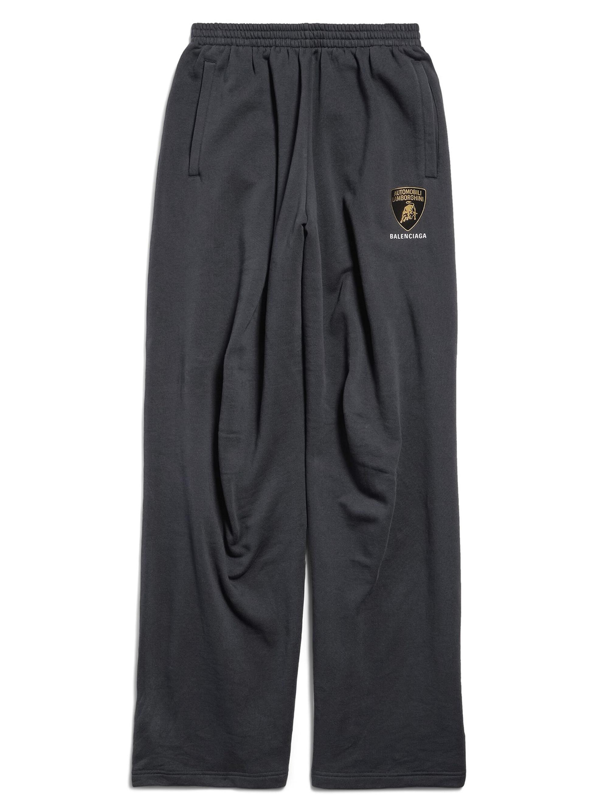 Balenciaga Men's  x Automobili Lamborghini Oversized Sweatpants - Black Faded