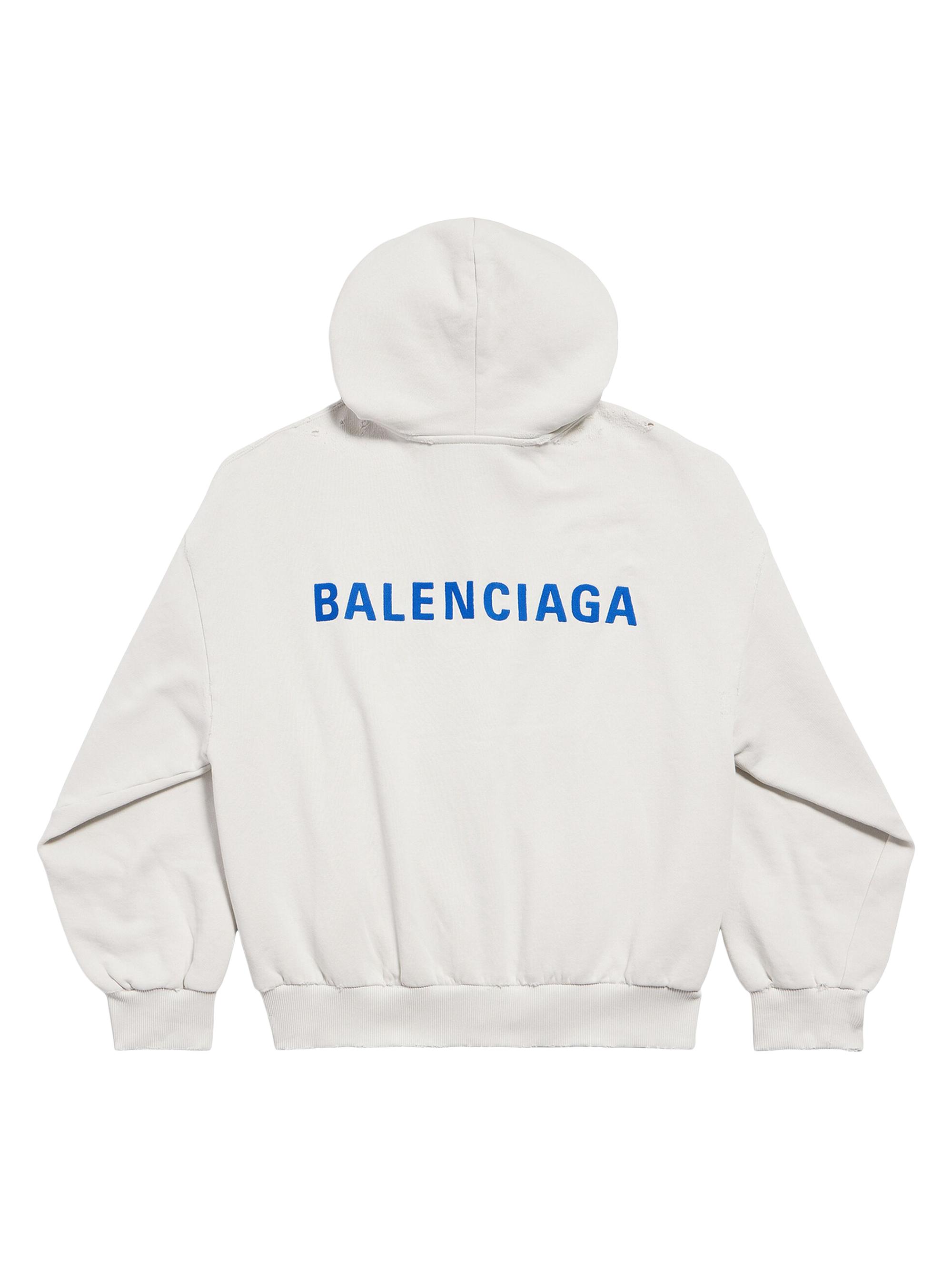 Balenciaga Zip-Up Regular Fit Hoodie | Saks Fifth Avenue