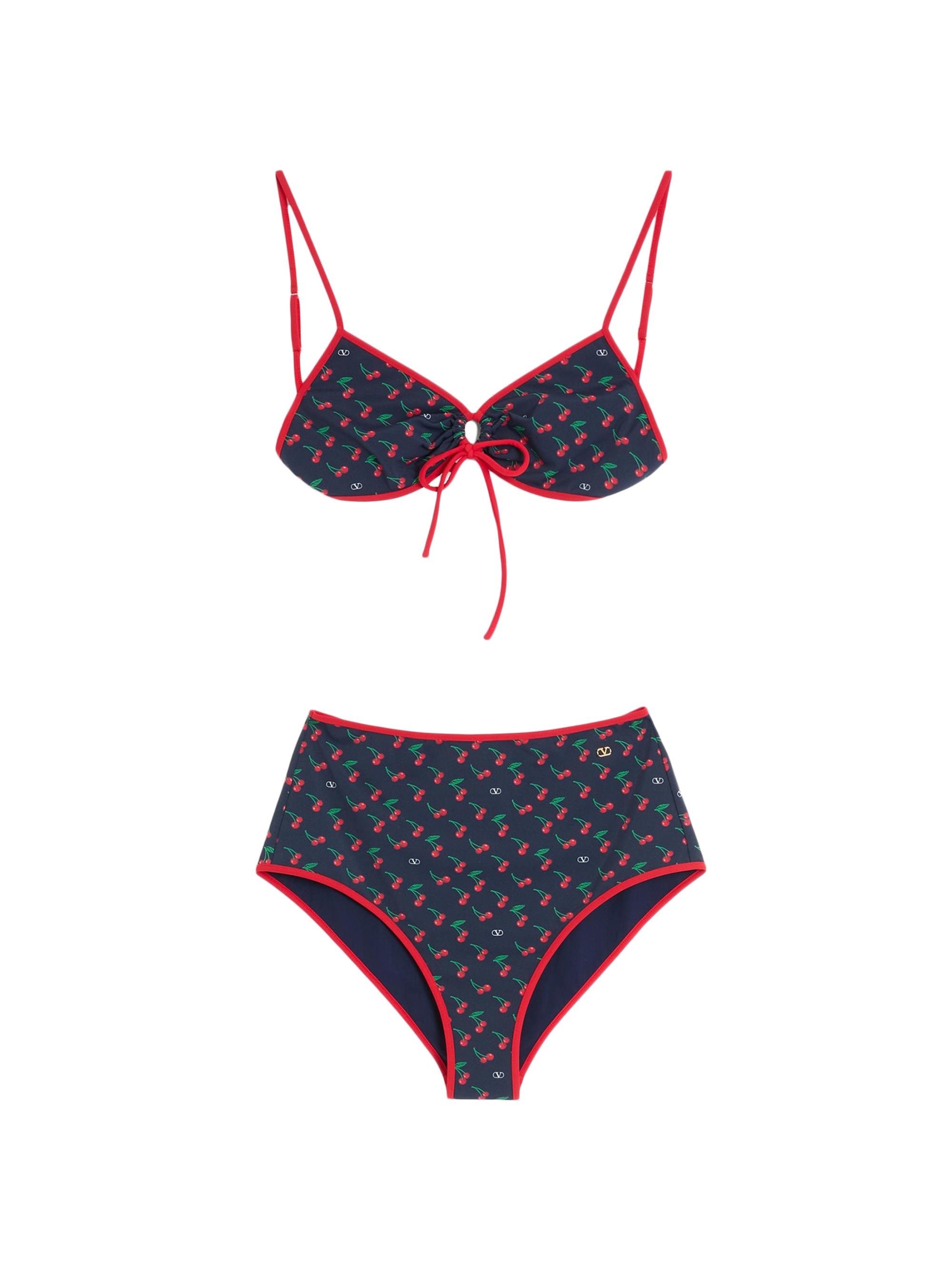 Valentino Garavani Chevron Lycra Bikini 24 | Saks Fifth Avenue
