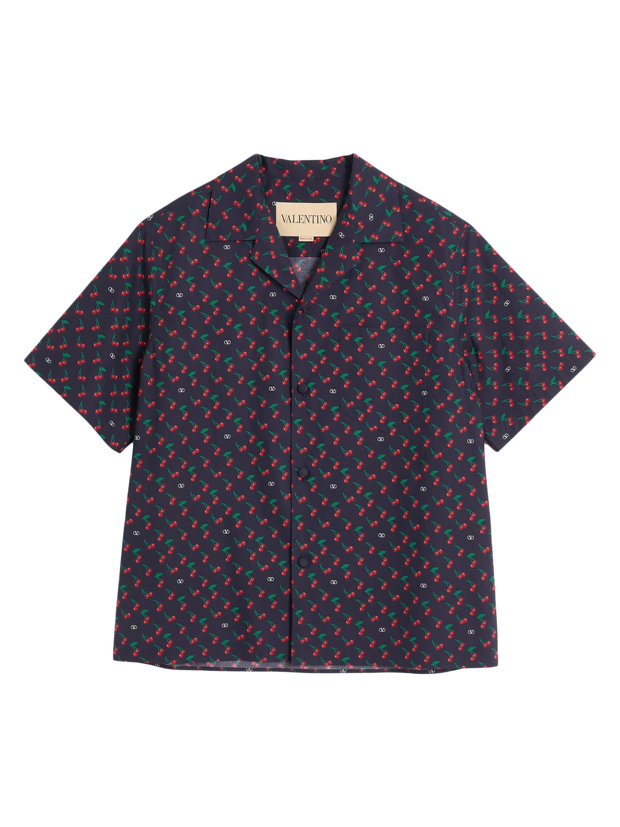 トップス VALENTINO 25SS POPELINE BOWLING SHIRT