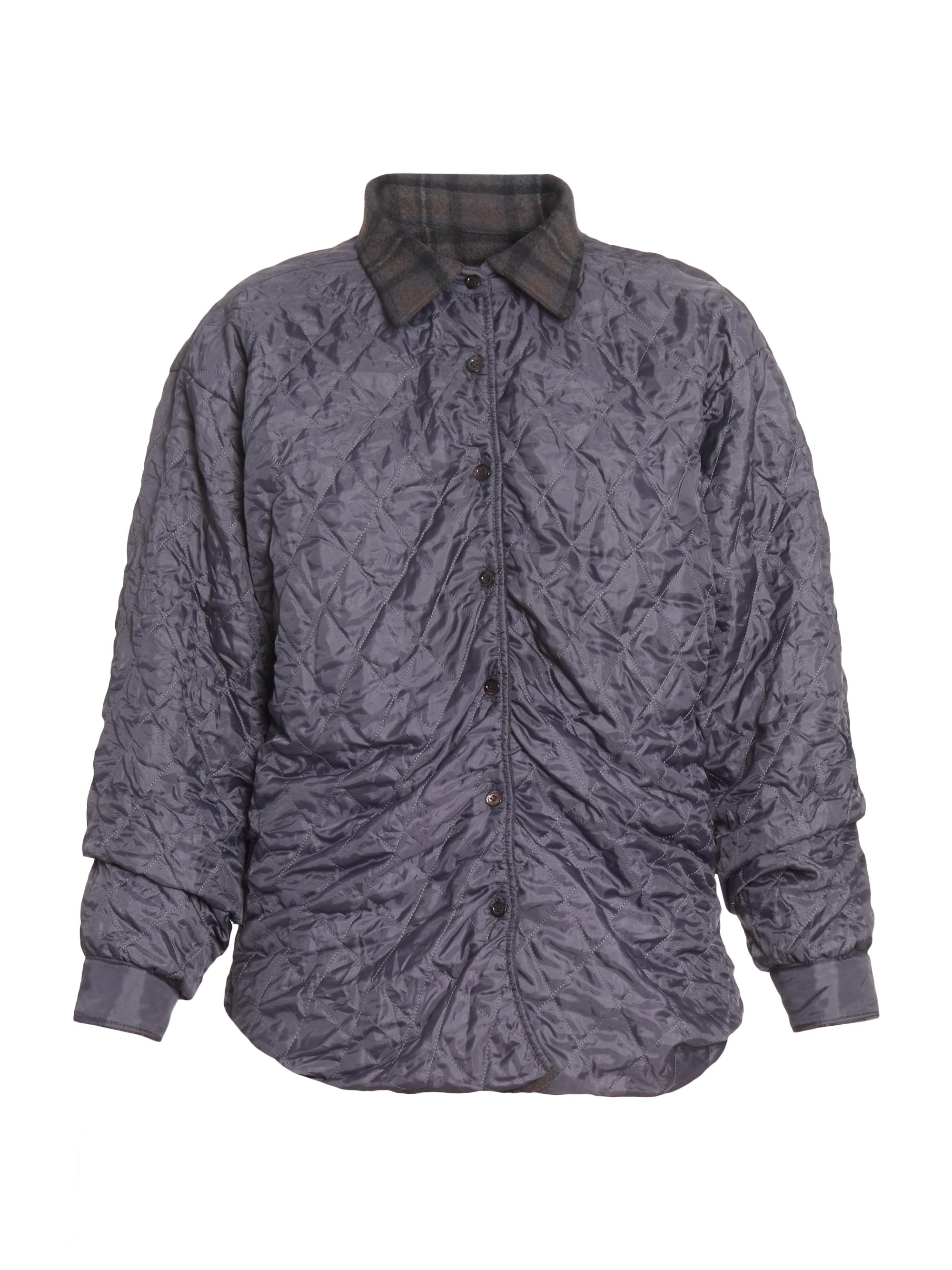 Maison Margiela Quilted Curved Shirt Jacket | Saks Fifth Avenue