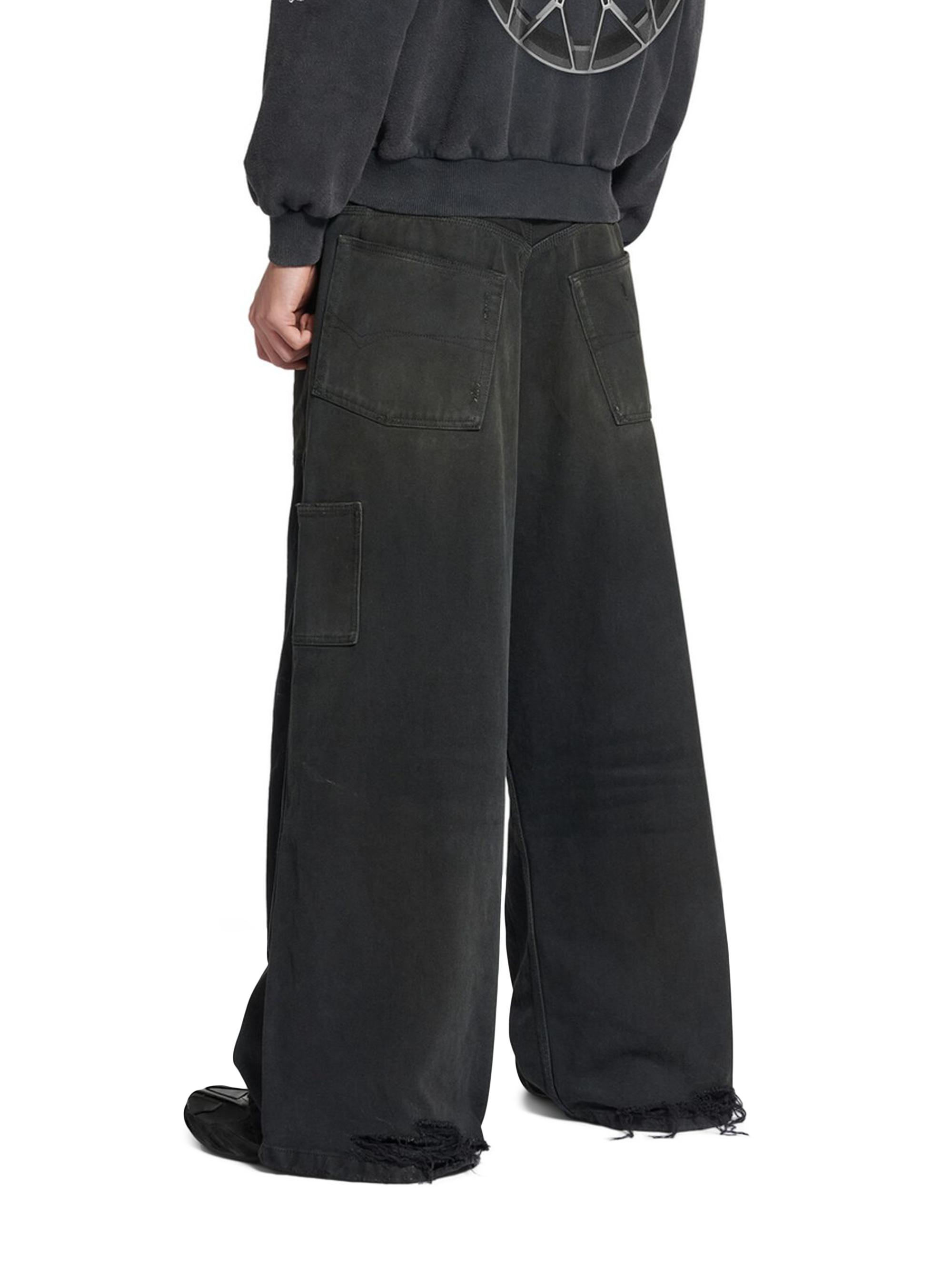 Balenciaga Ripped Off Baggy Jeans | Saks Fifth Avenue