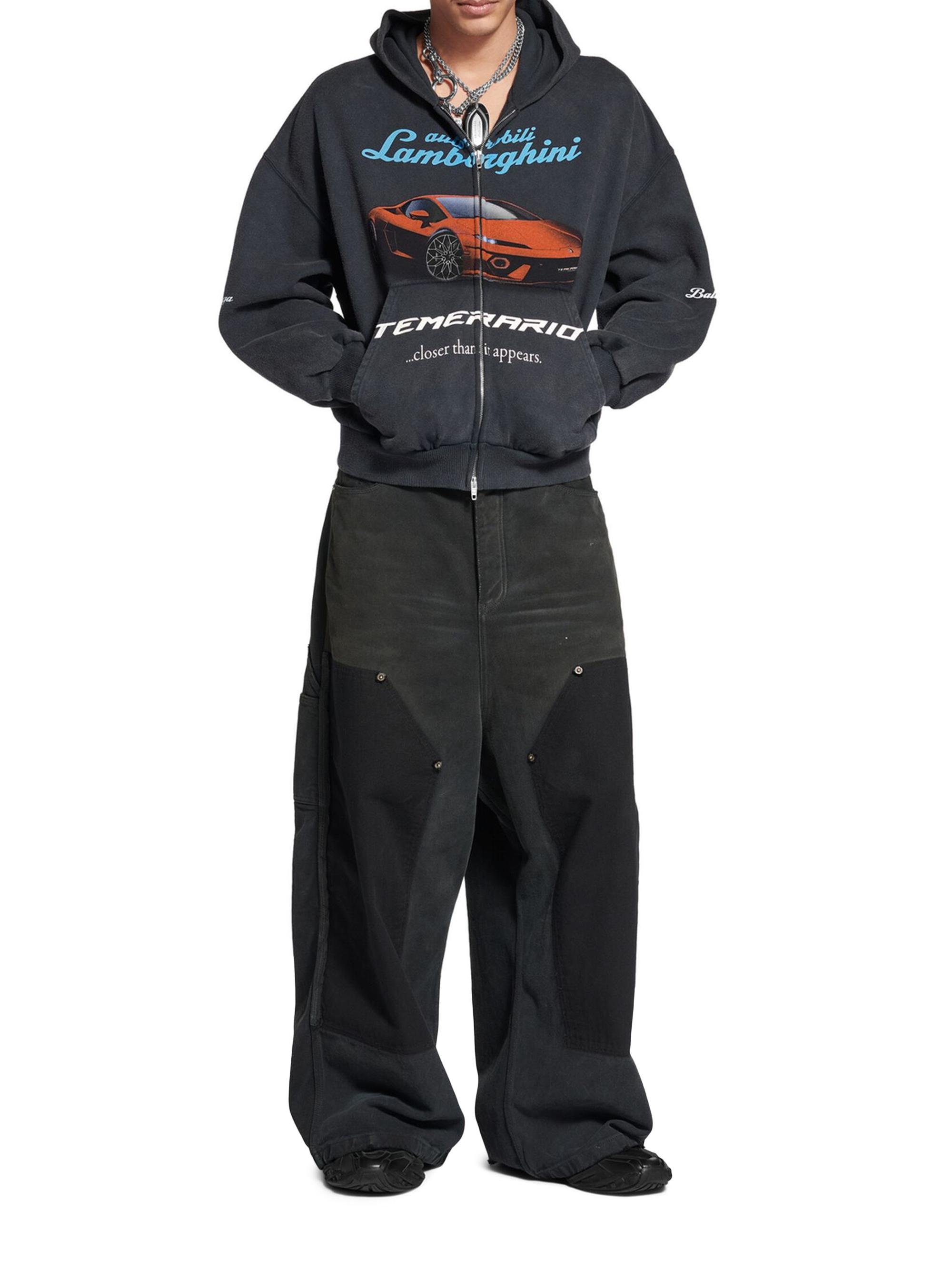 Balenciaga Ripped Off Baggy Jeans | Saks Fifth Avenue