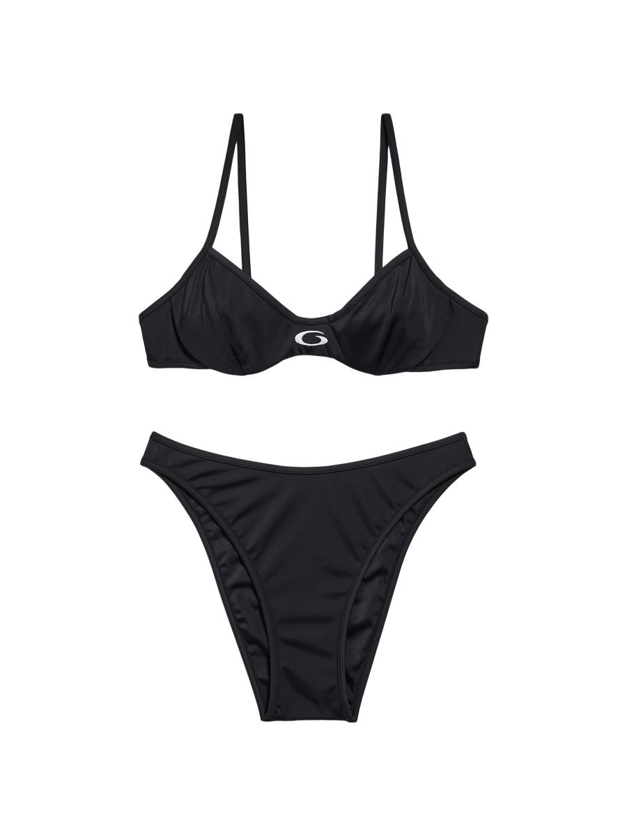 Balenciaga Women's Sporty Bikini Set In Black