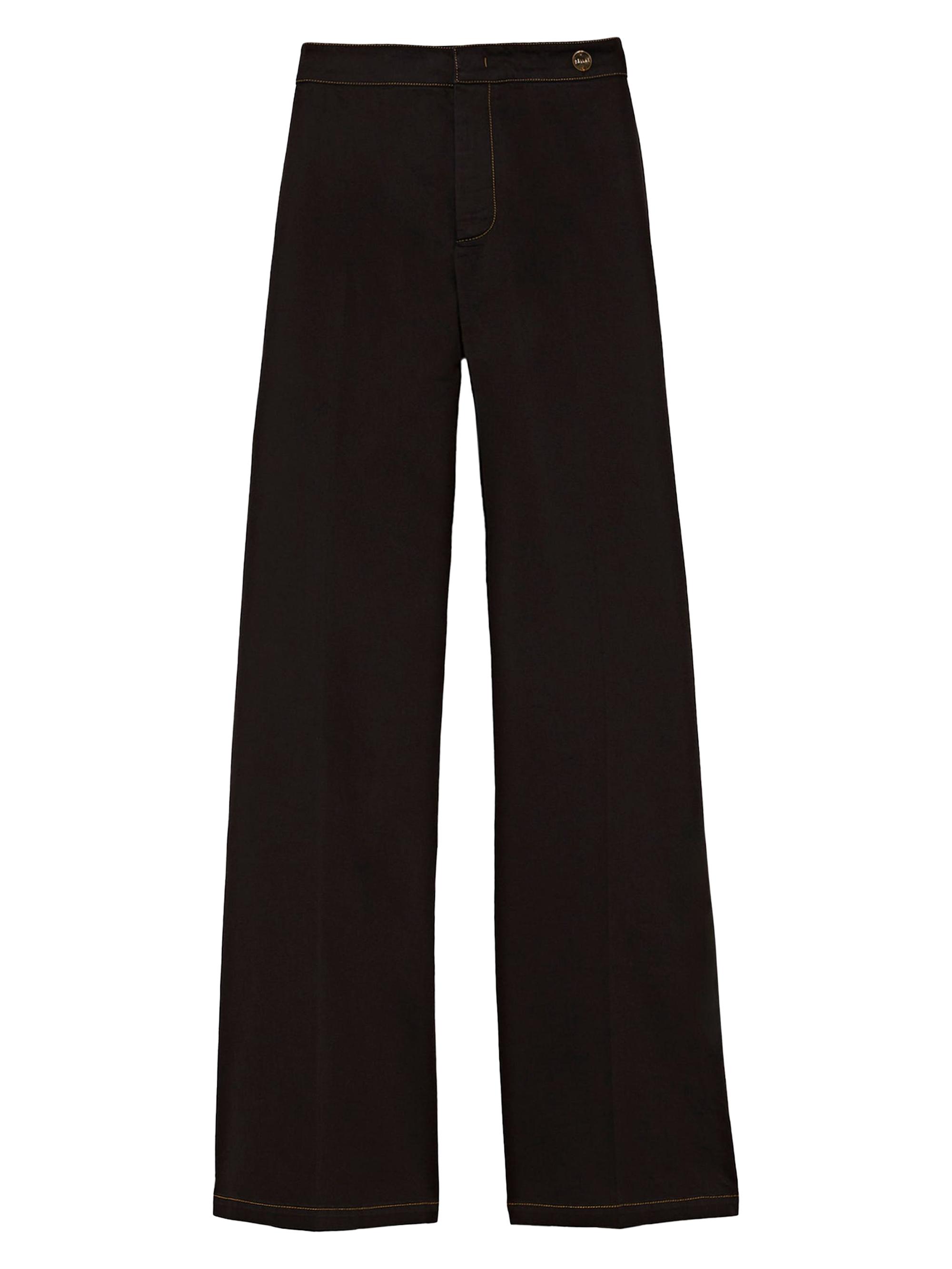 Callas Milano Women's Jane Cotton Stretch Flare Trousers - Black