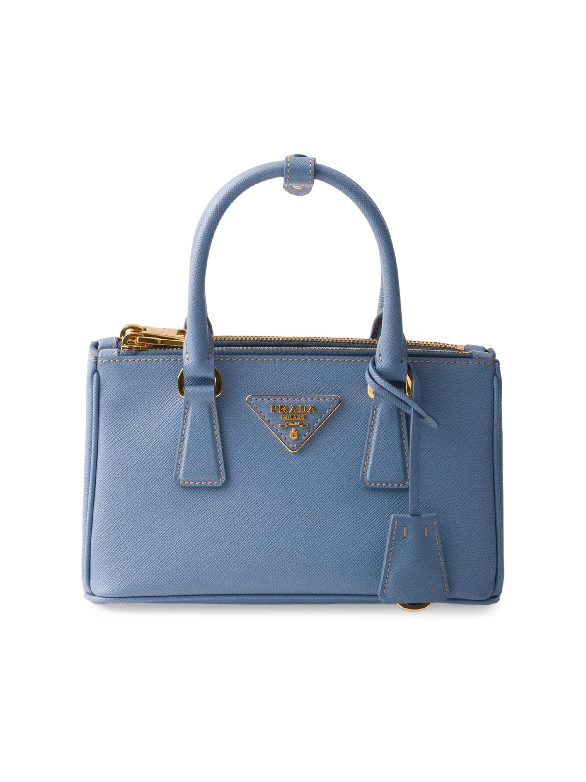 Prada Women's Galleria Saffiano Leather Mini Top Handle Bag - Pink