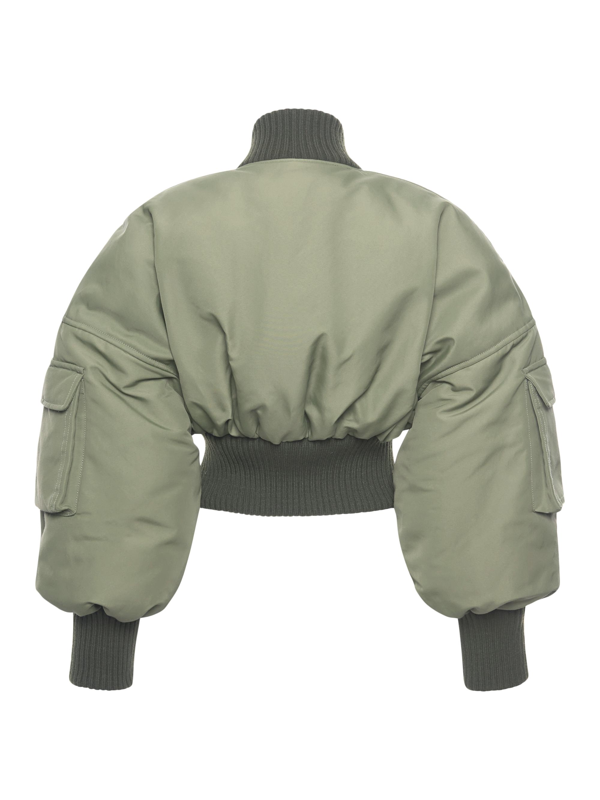 A.W.A.K.E. Mode Oversized Crop Bomber Jacket | Saks Fifth Avenue