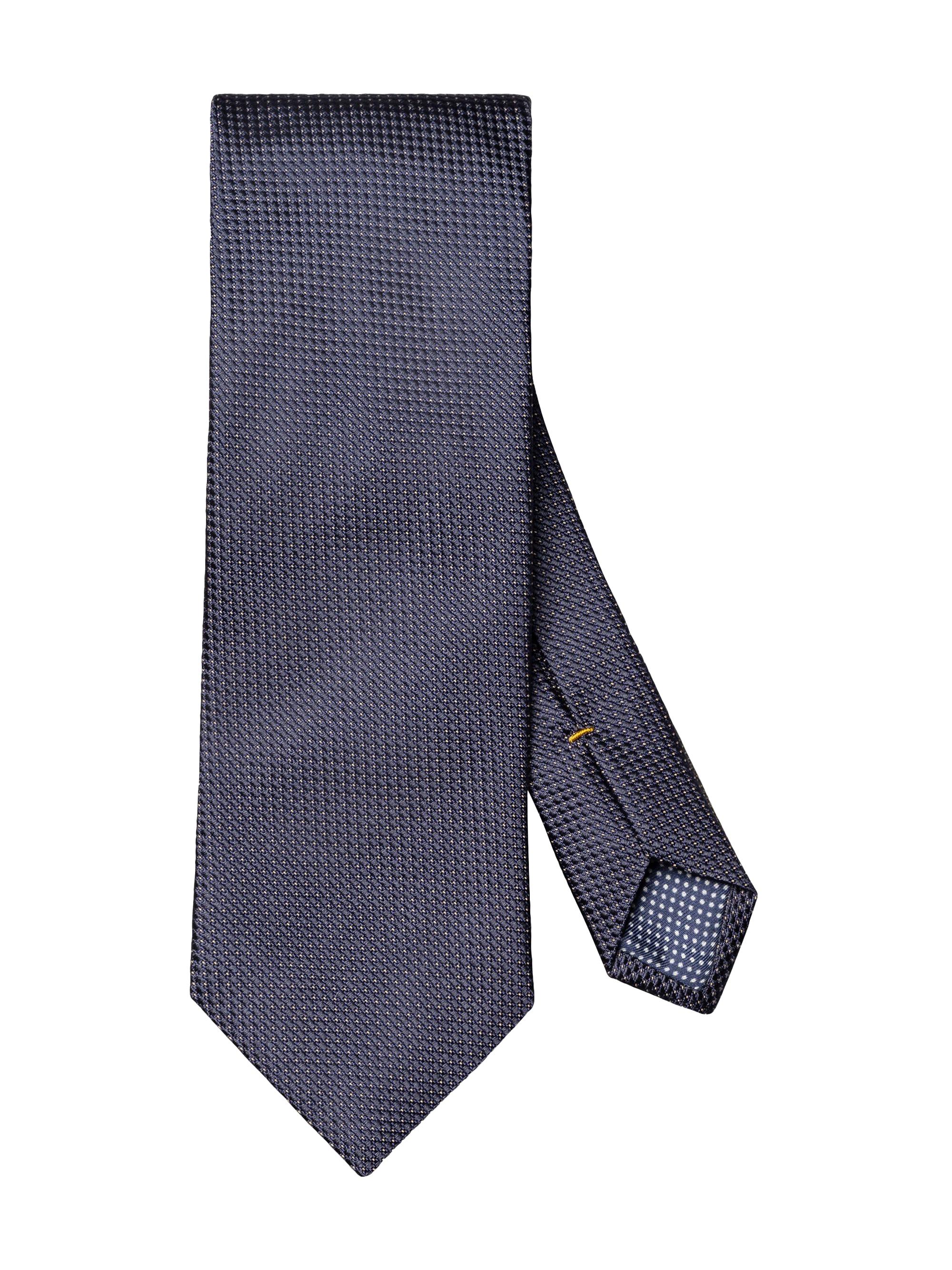Eton Men's Pin-Dot Silk Tie - Navy