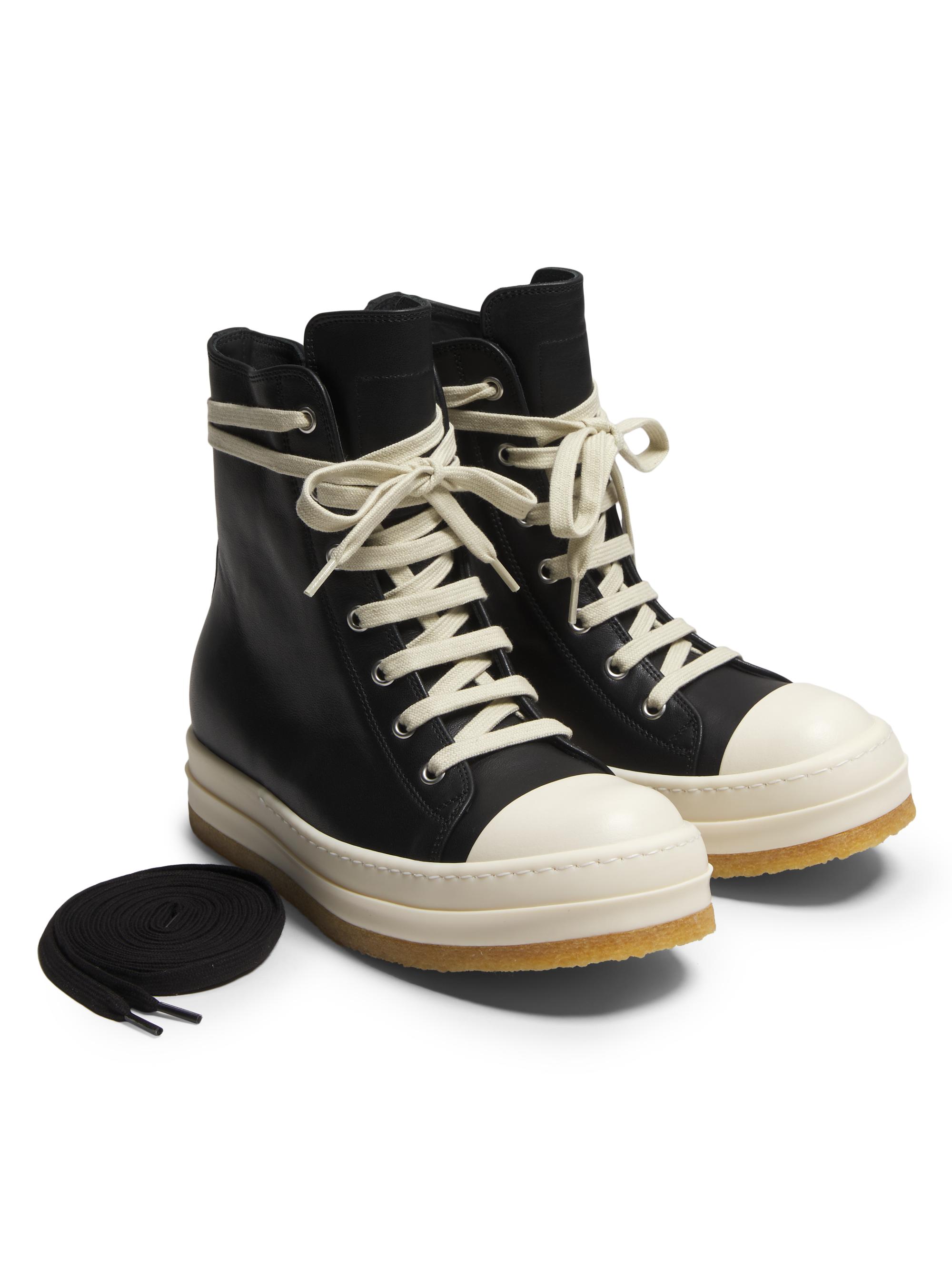 Rick Owens Creep Leather High-Top Sneakers | Saks Fifth Avenue