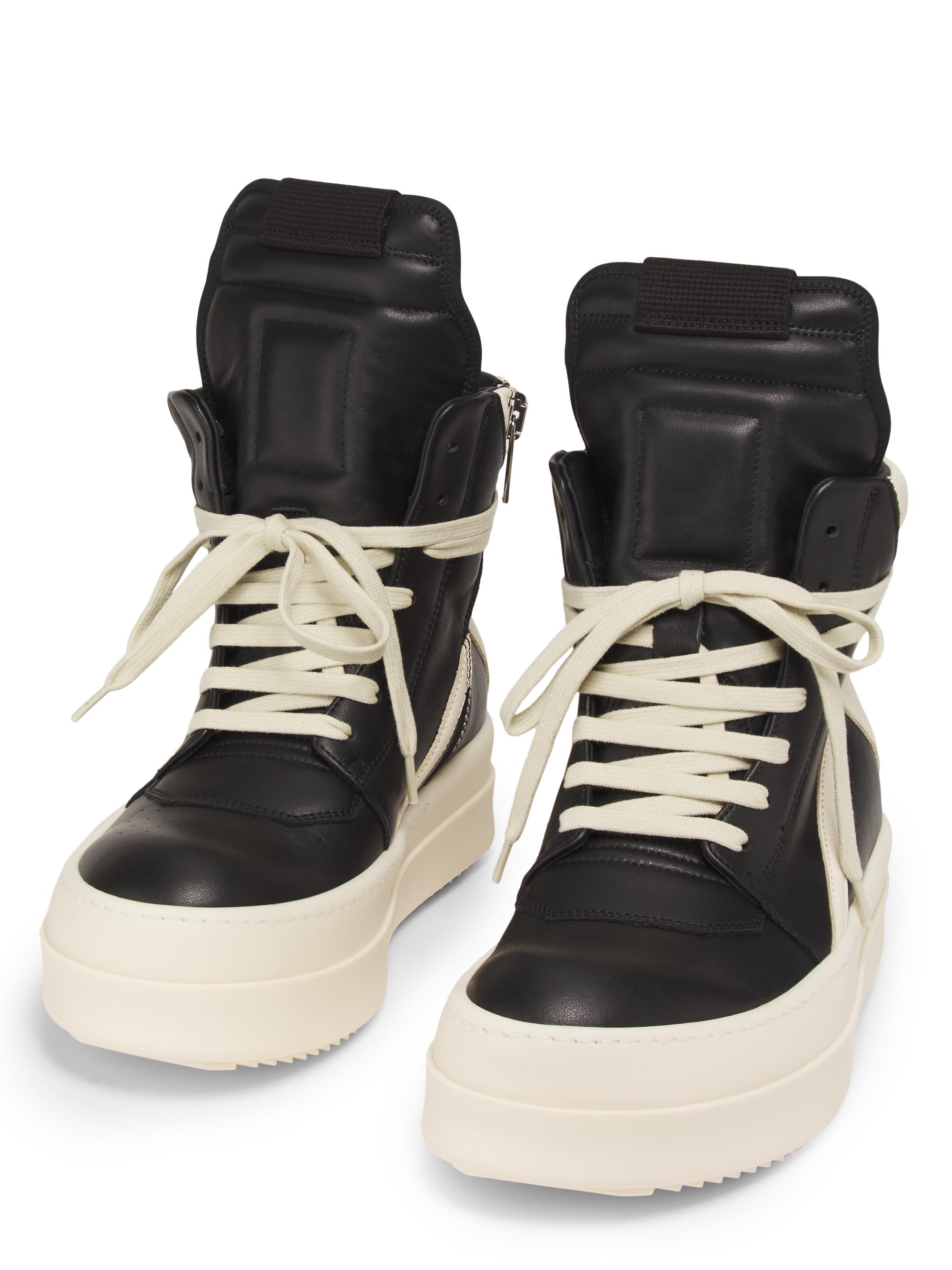 Rick Owens Geobasket Leather High-Top Sneakers | Saks Fifth Avenue