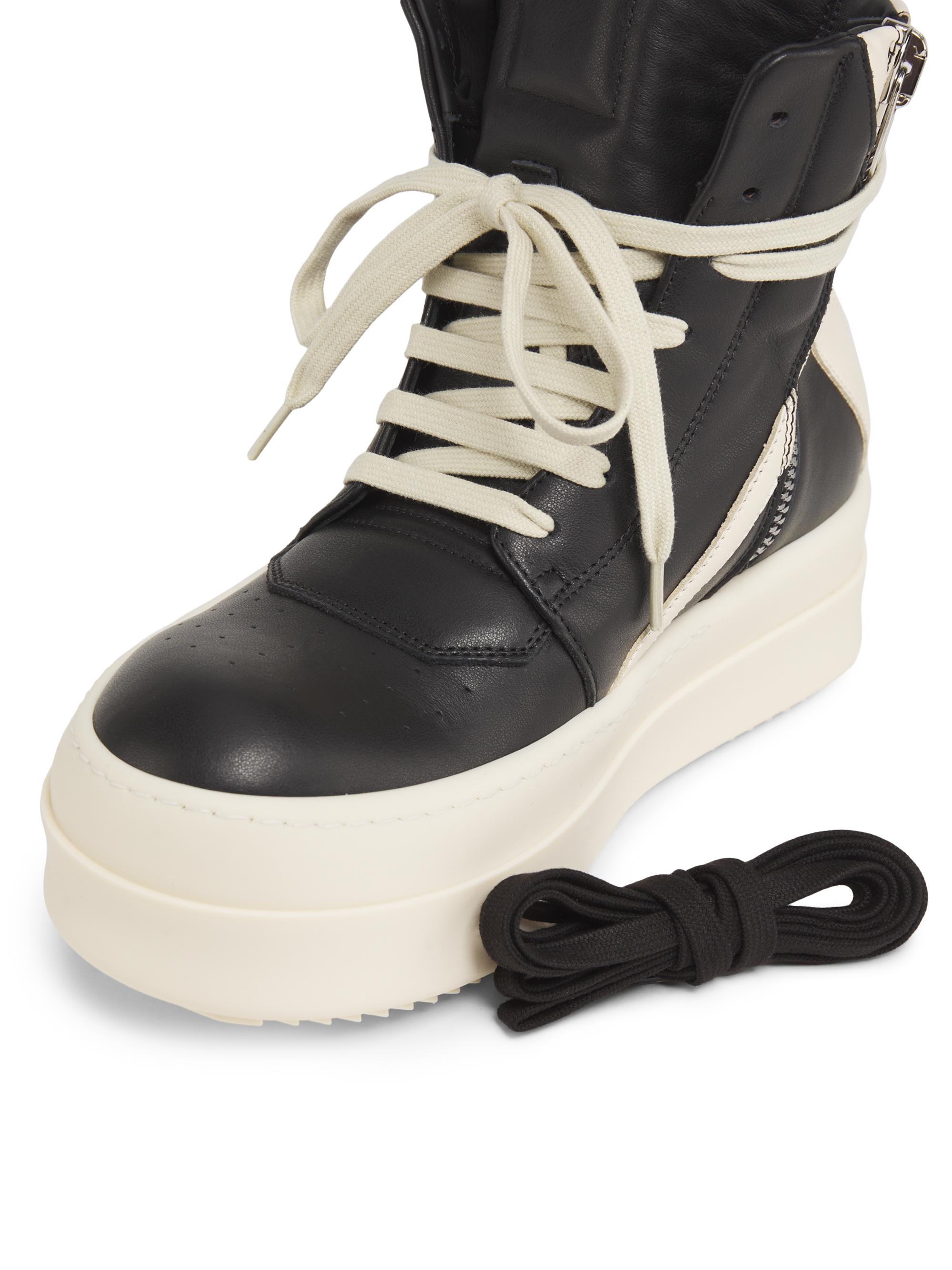 靴 Rick Owens GEOBASKET Rick Owens Geobasket Leather High-Top Sneakers | Saks Fifth Avenue