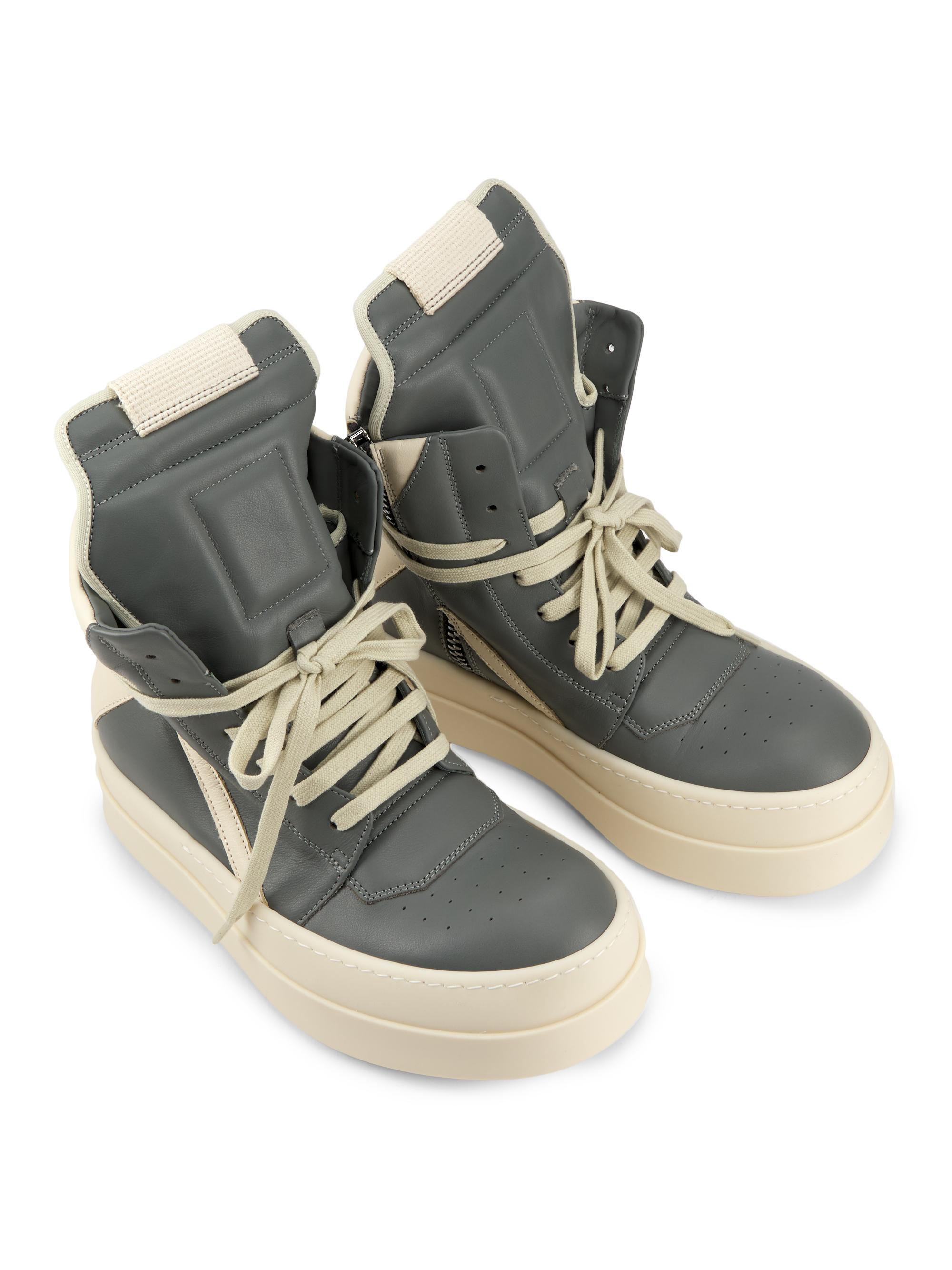 Rick Owens Geobasket Leather High-Top Sneakers | Saks Fifth Avenue
