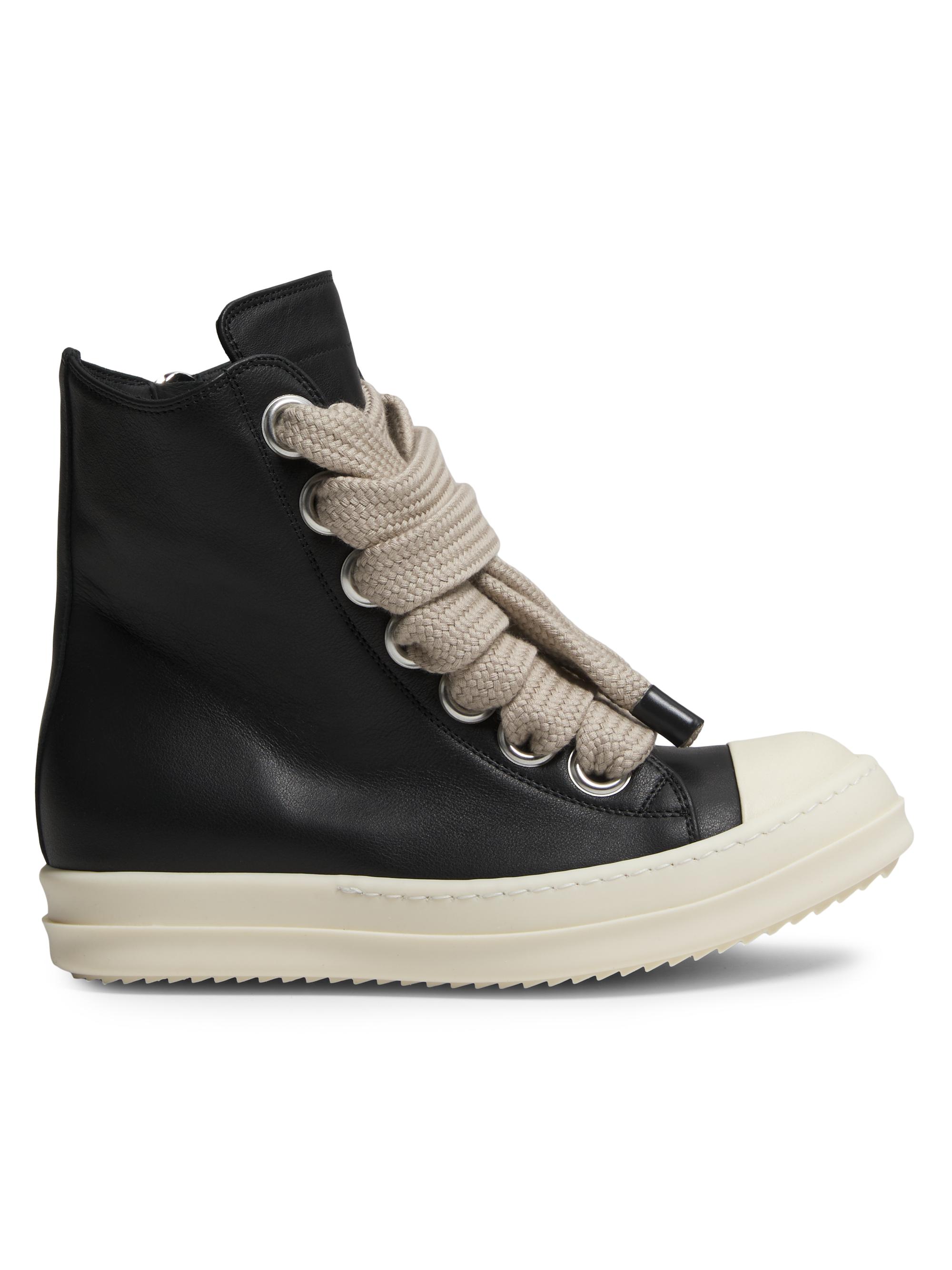 Rick Owens Jumbolace High-Top Leather Sneakers | Saks Fifth Avenue