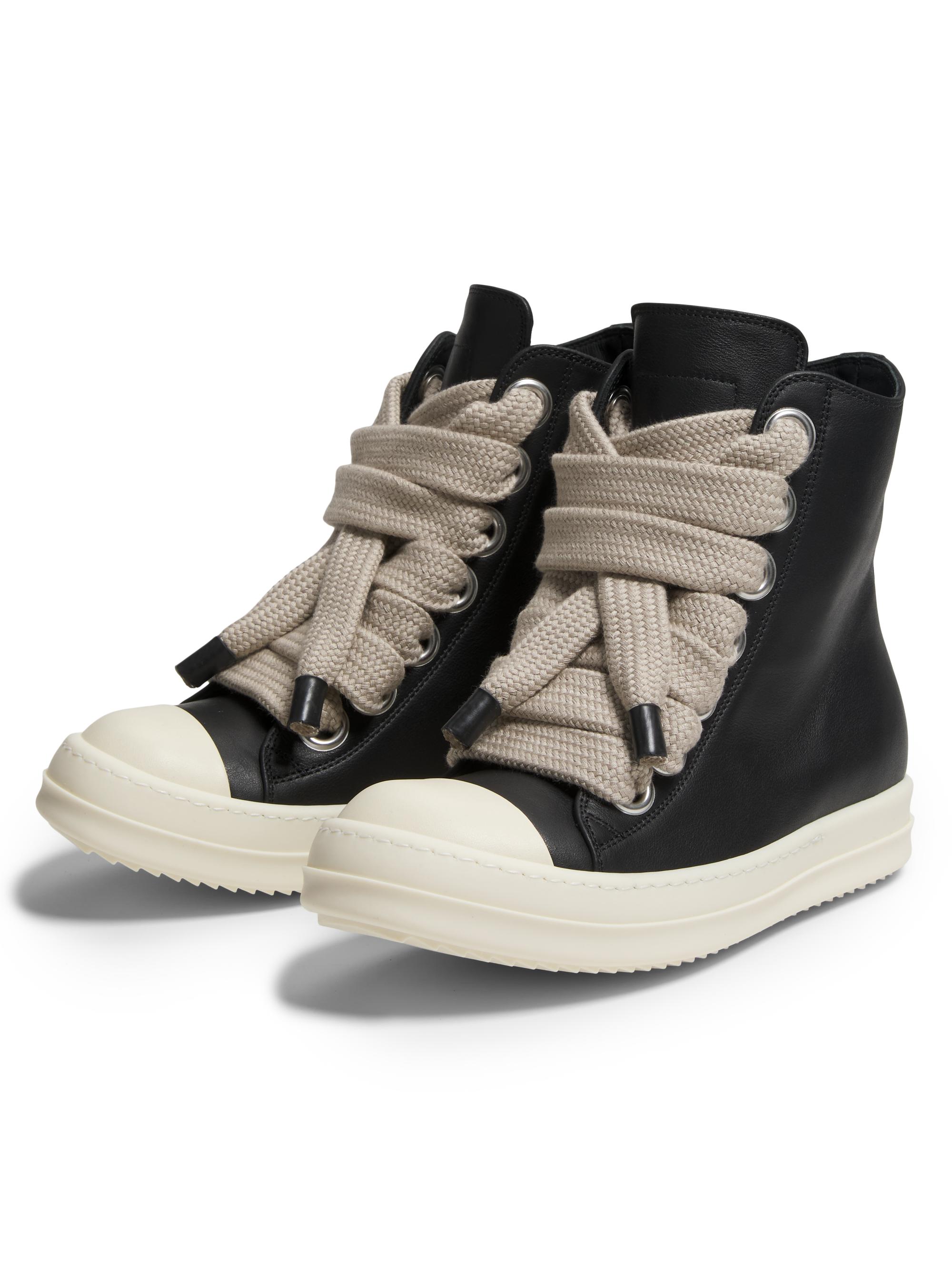 Rick Owens Jumbolace High-Top Leather Sneakers | Saks Fifth Avenue