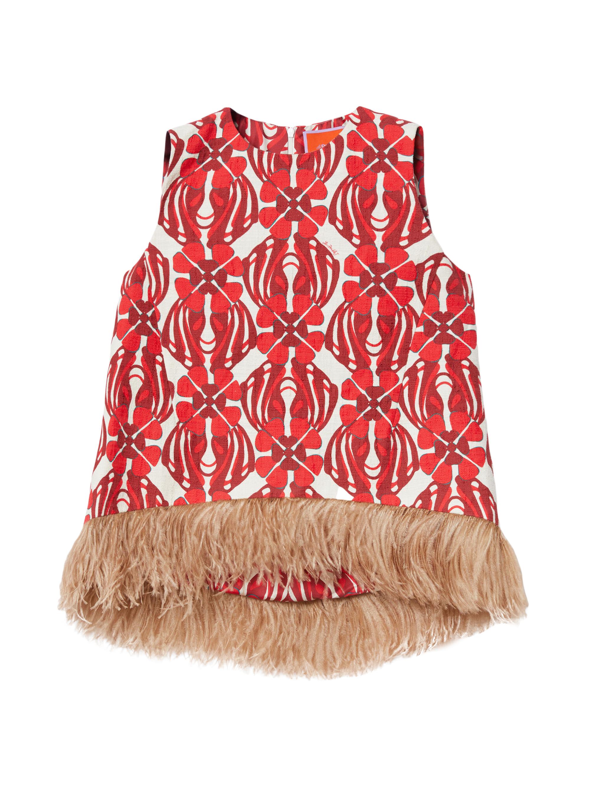 La DoubleJ Women's La Scala Top - Clover Red